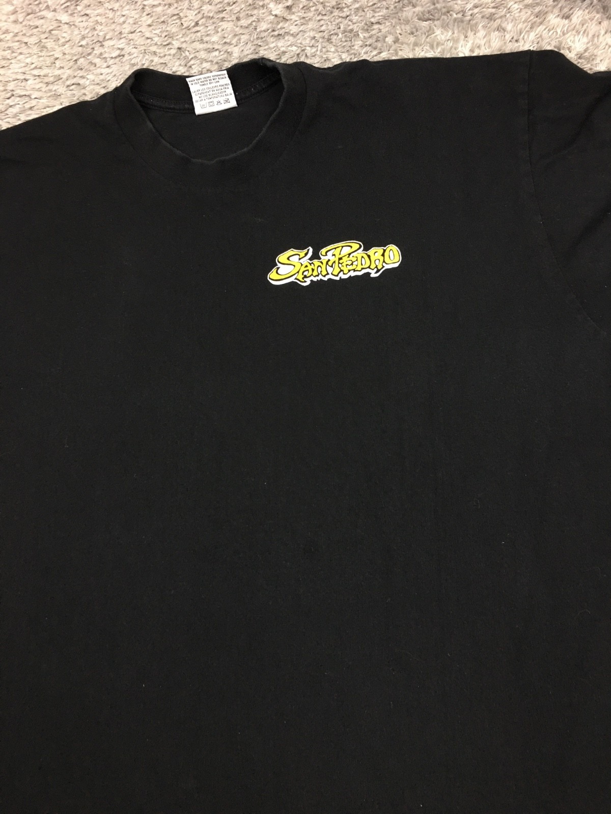 Pro 5 Super Heavy T Shirt Mens Size 2XL Tall Black Cotton San Pedro