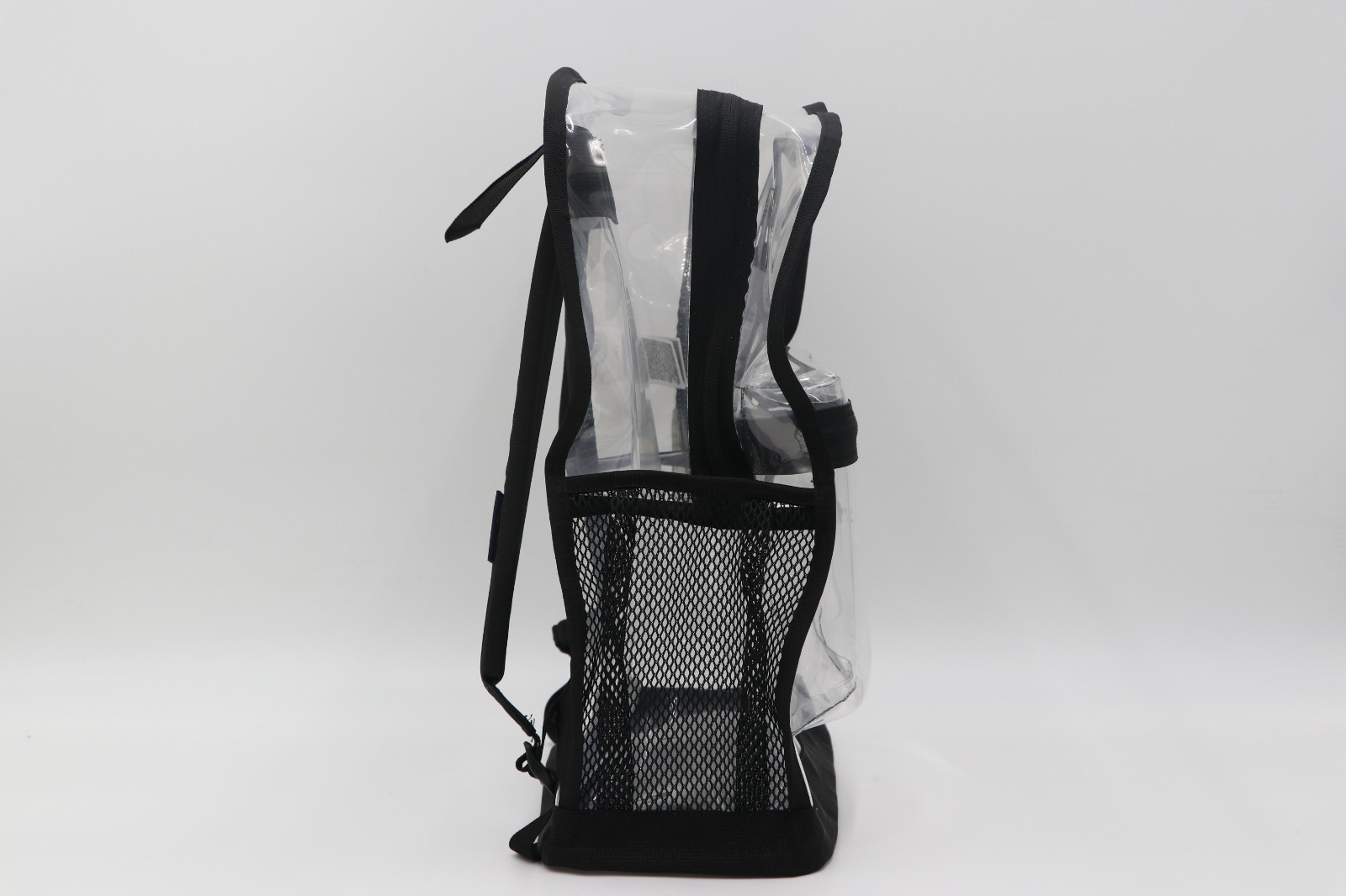 JanSport 25L 17.3” Clear Backpack: TPU Shell, Lightweight, 1-Bottle Holder