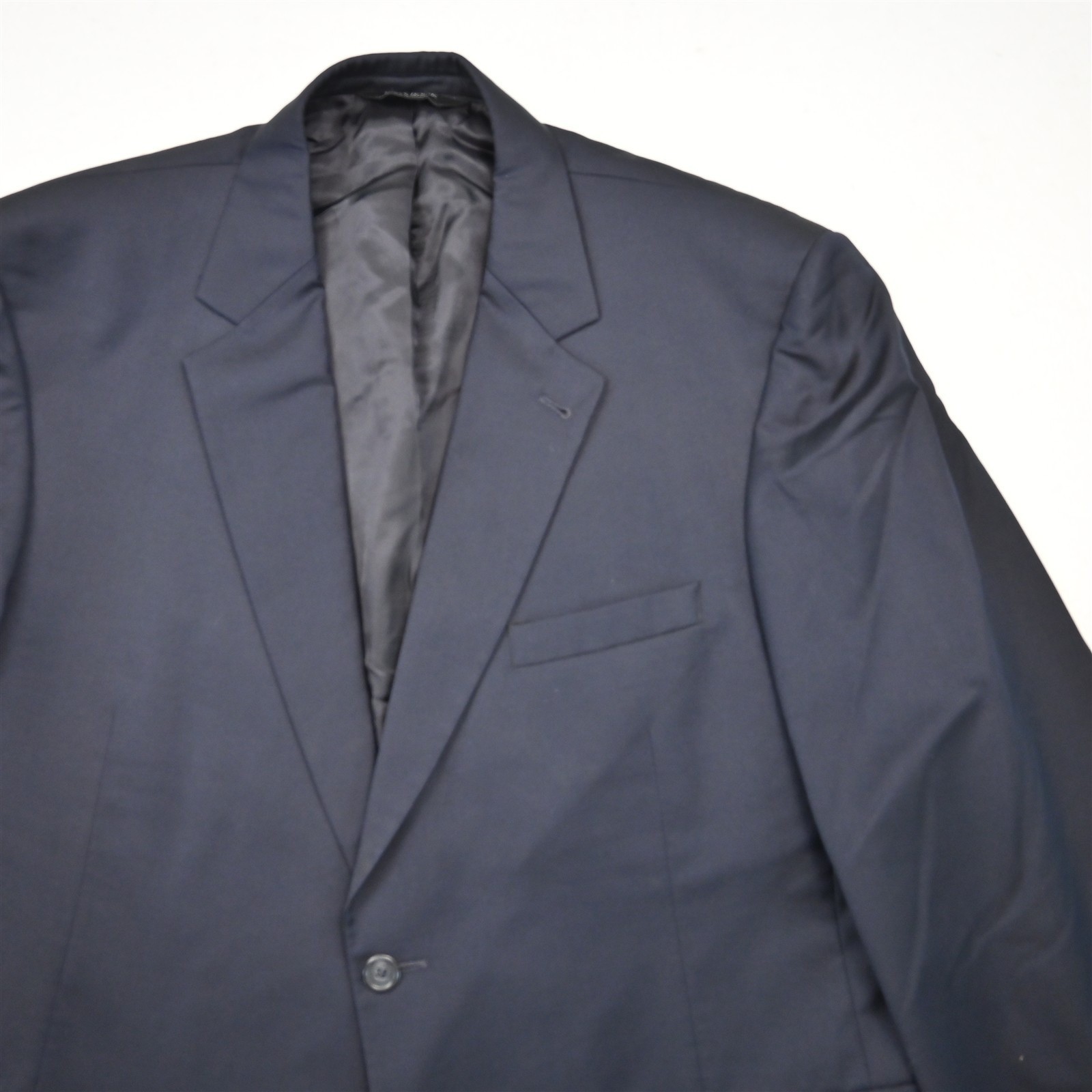 Jos A Bank 46S Navy Blue 100% Wool Gordon Mens Blazer Suit Jacket Sport Coat