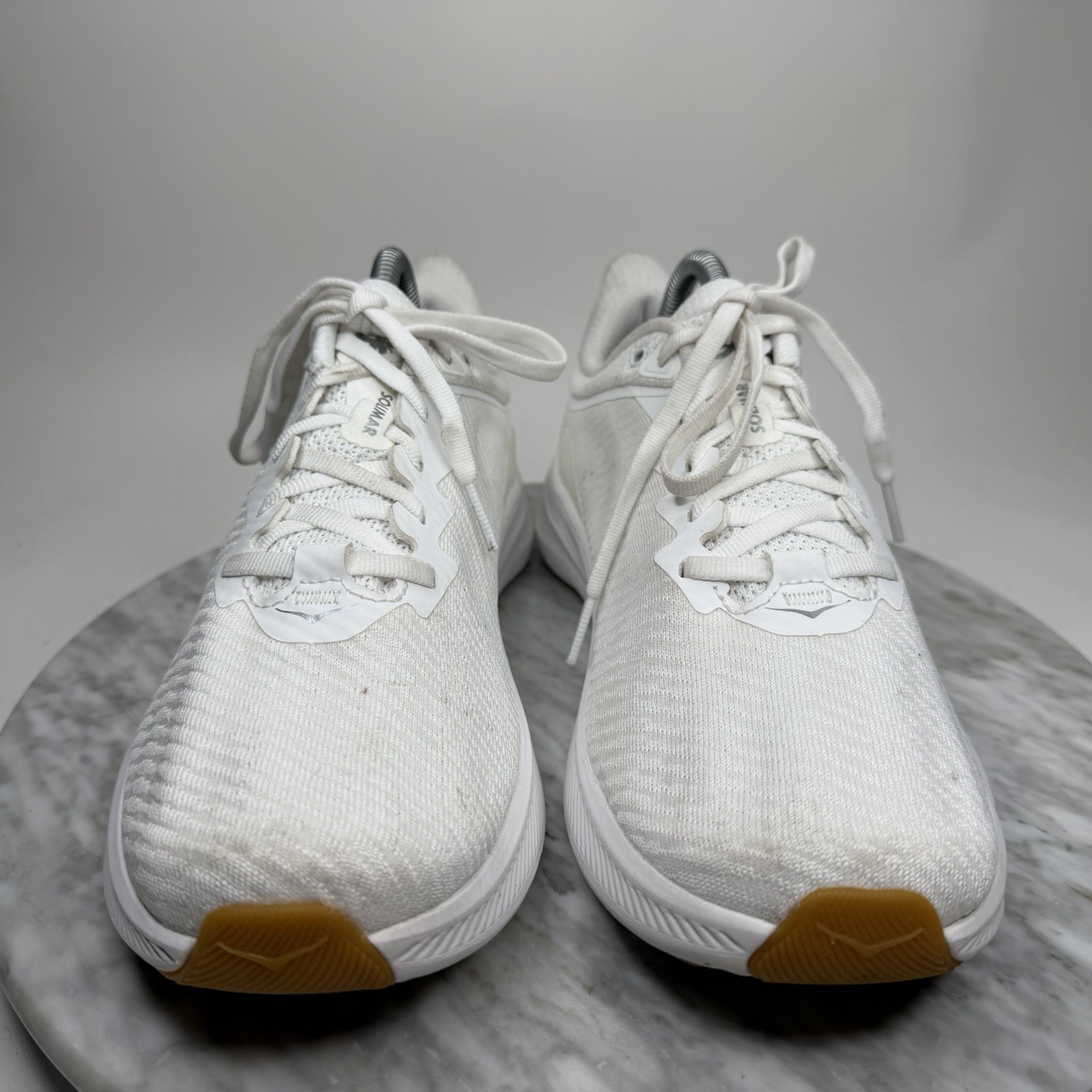 Hoka One One Solimar Triple White Running Shoe’s Women’s Size 9.5D 1123096WWH