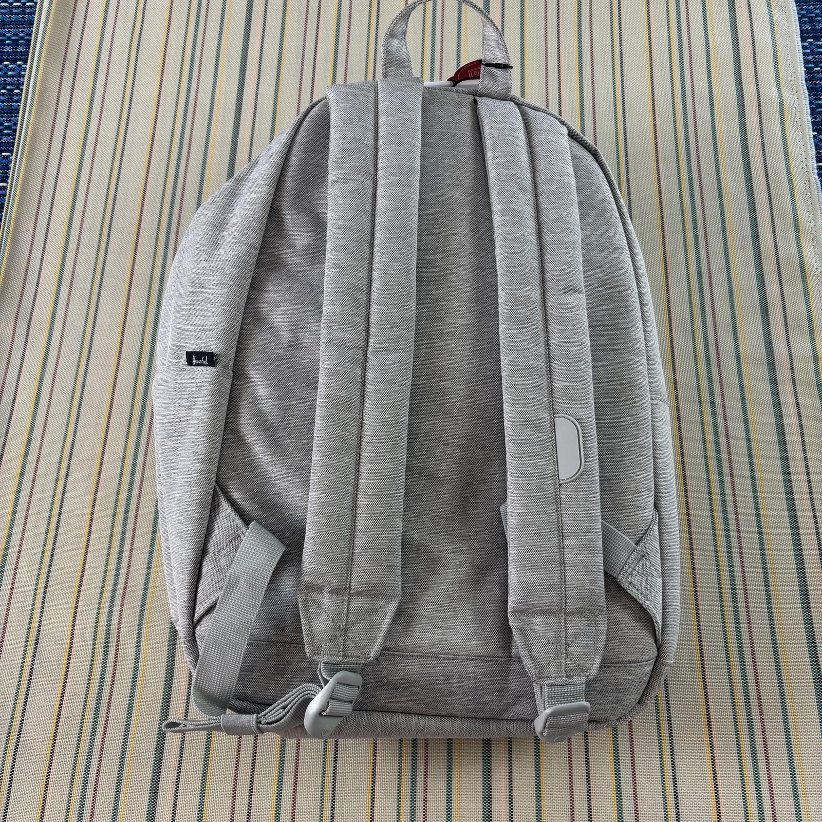 Herschel Pop Quiz Backpack Mens Medium Gray Heather 22L Laptop School Bag Travel