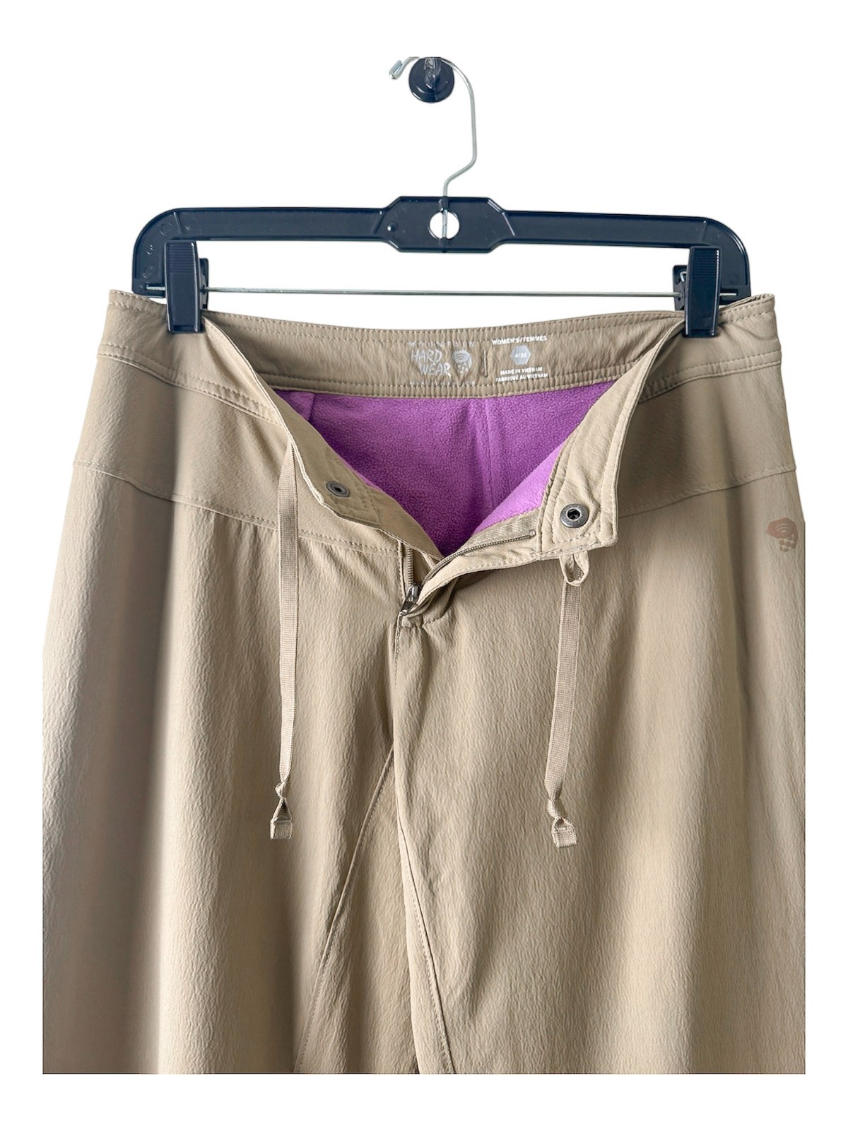 Mountain Hardwear Yumalina Pants Fleece Lined Khaki Women’s Size 4
