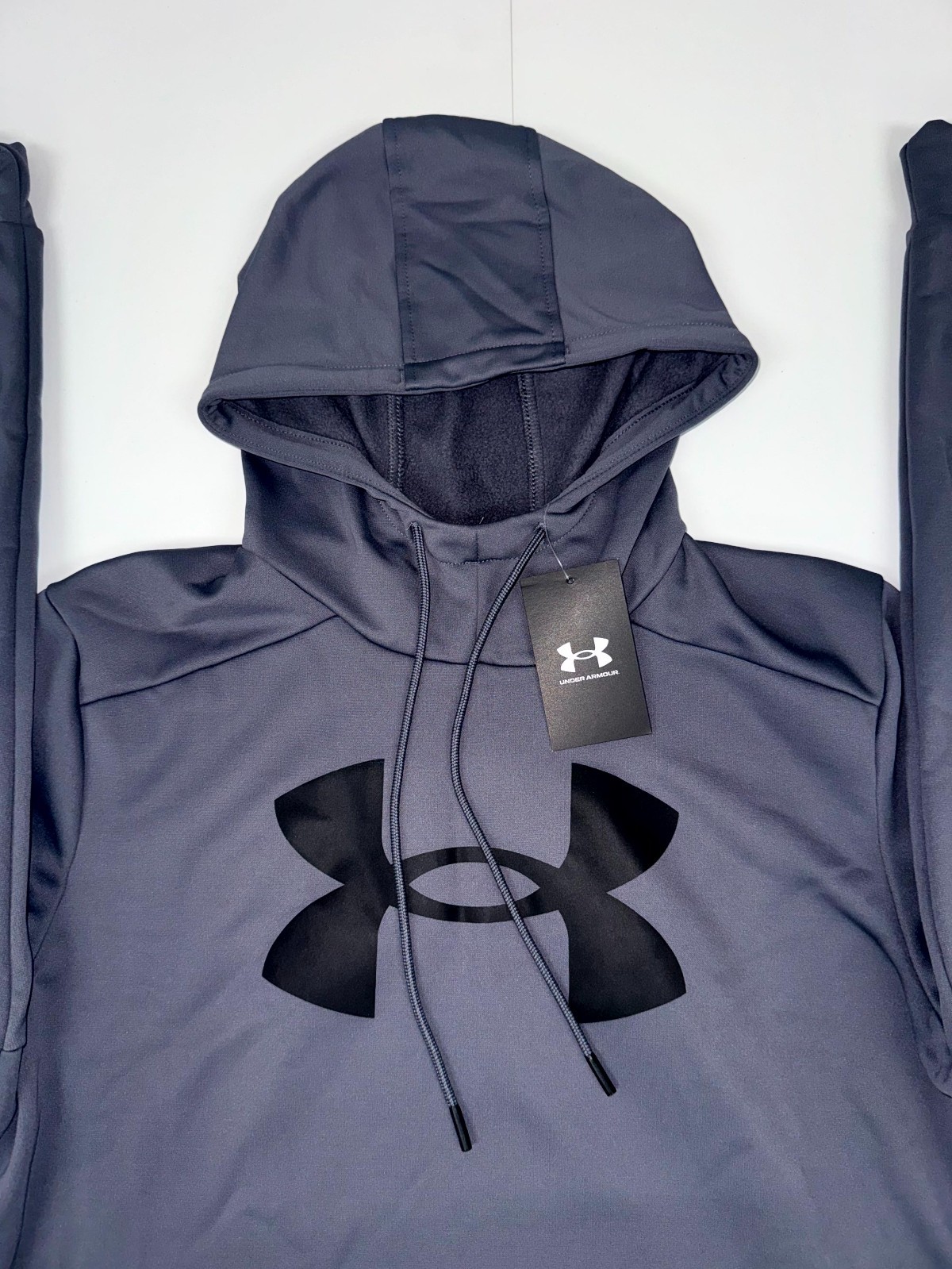 Under Armour Fleece Big Logo Hoodie Mens Gray 1379743 Pick Size NWT $60