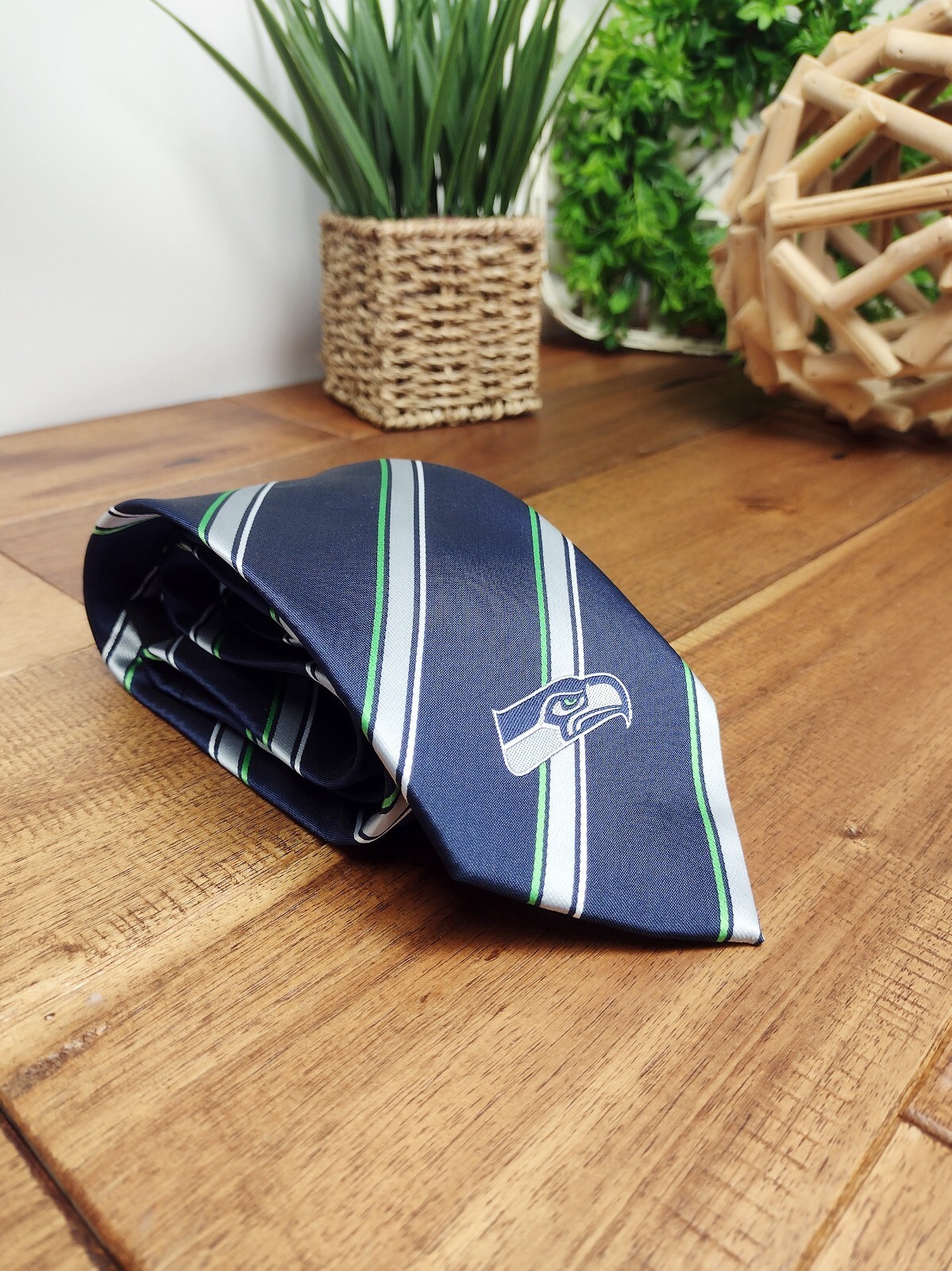 NFL Seattle Seahawks Woven Necktie – Men’s Necktie – Tie