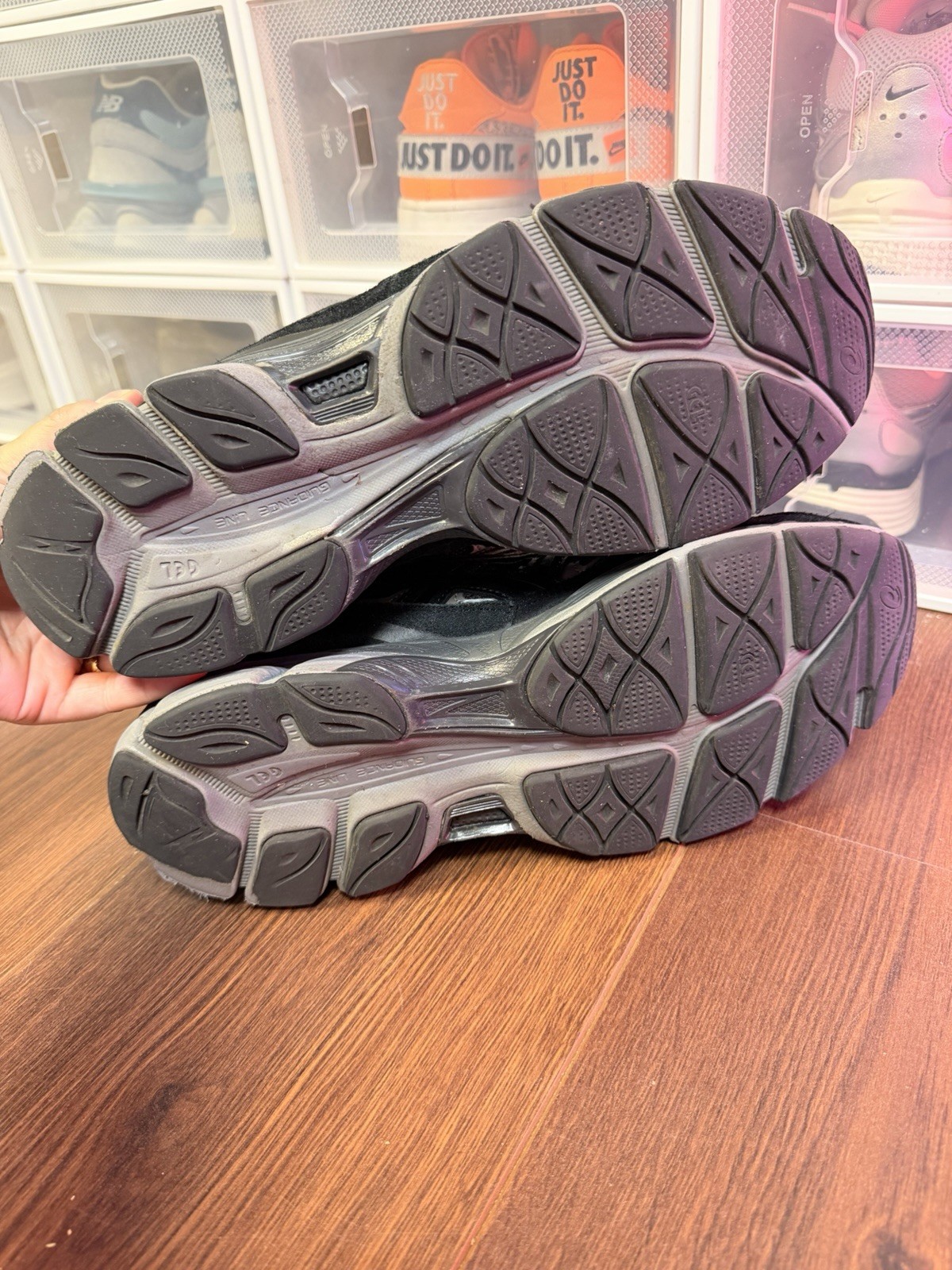 Size 10.5 – ASICS Gel NYC Graphite Grey Black