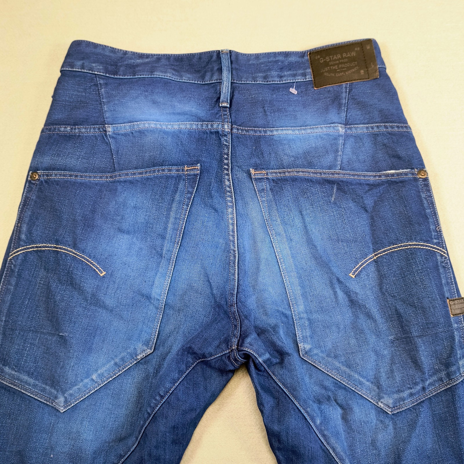 G-Star Type C 3D Loose Tapered Jeans Womens W30 L34 Indigo Blue Denim Italy