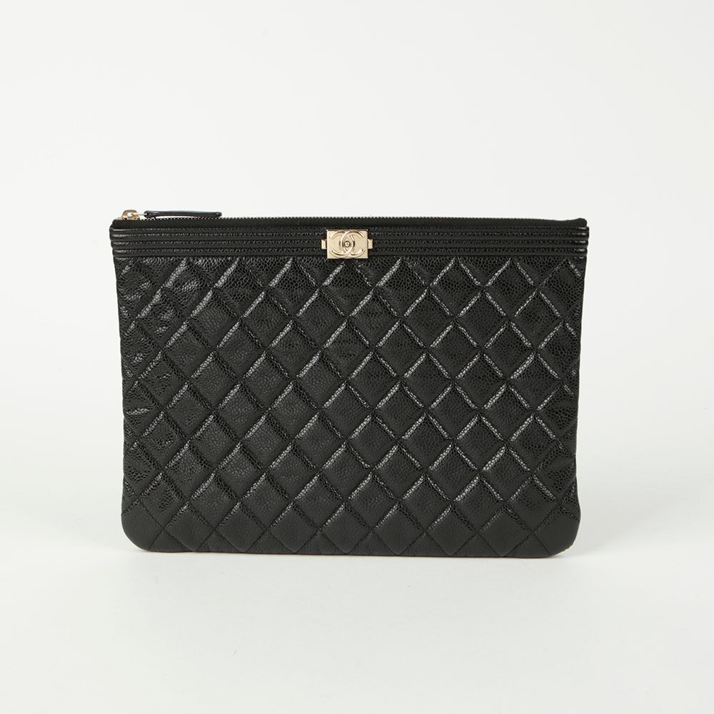 CHANEL A84406 Boy New Medium Clutch 125518766