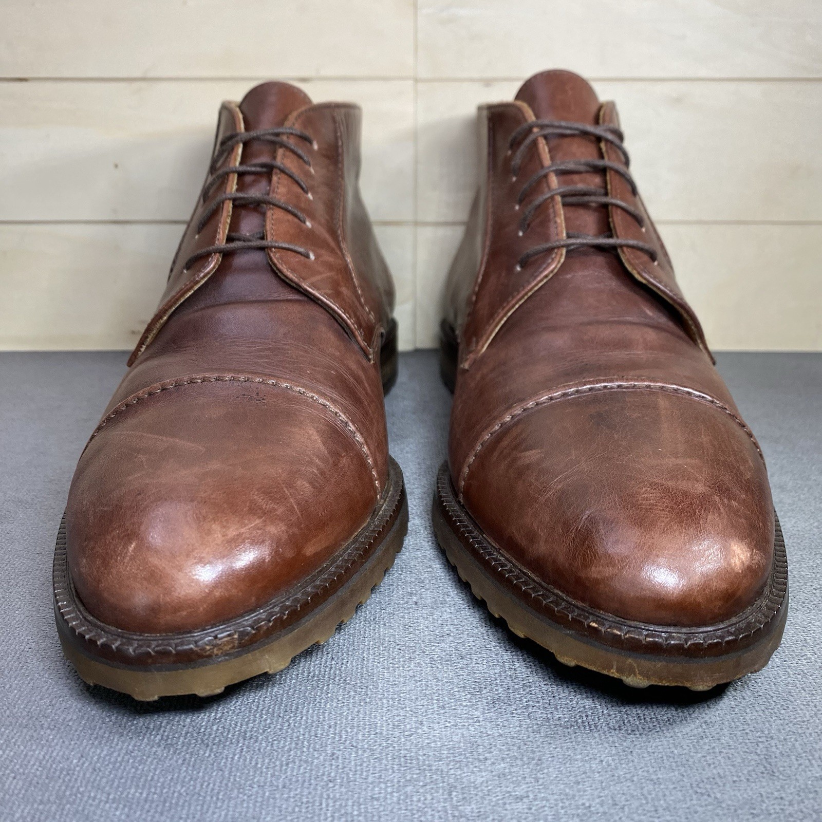Bostonian Florentine Chukka Boots Brown Leather Men’s Size 10.5 M Shoes