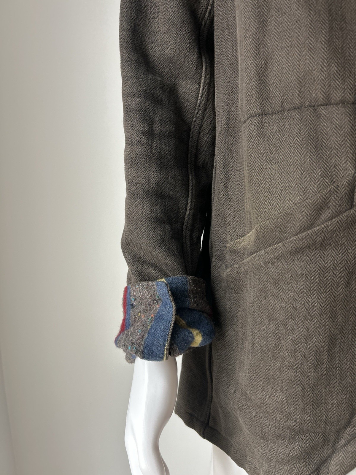 Mister Freedom MFSC Faro Sack Coat 42 HBT Gun Powder Troy Blanket Japan