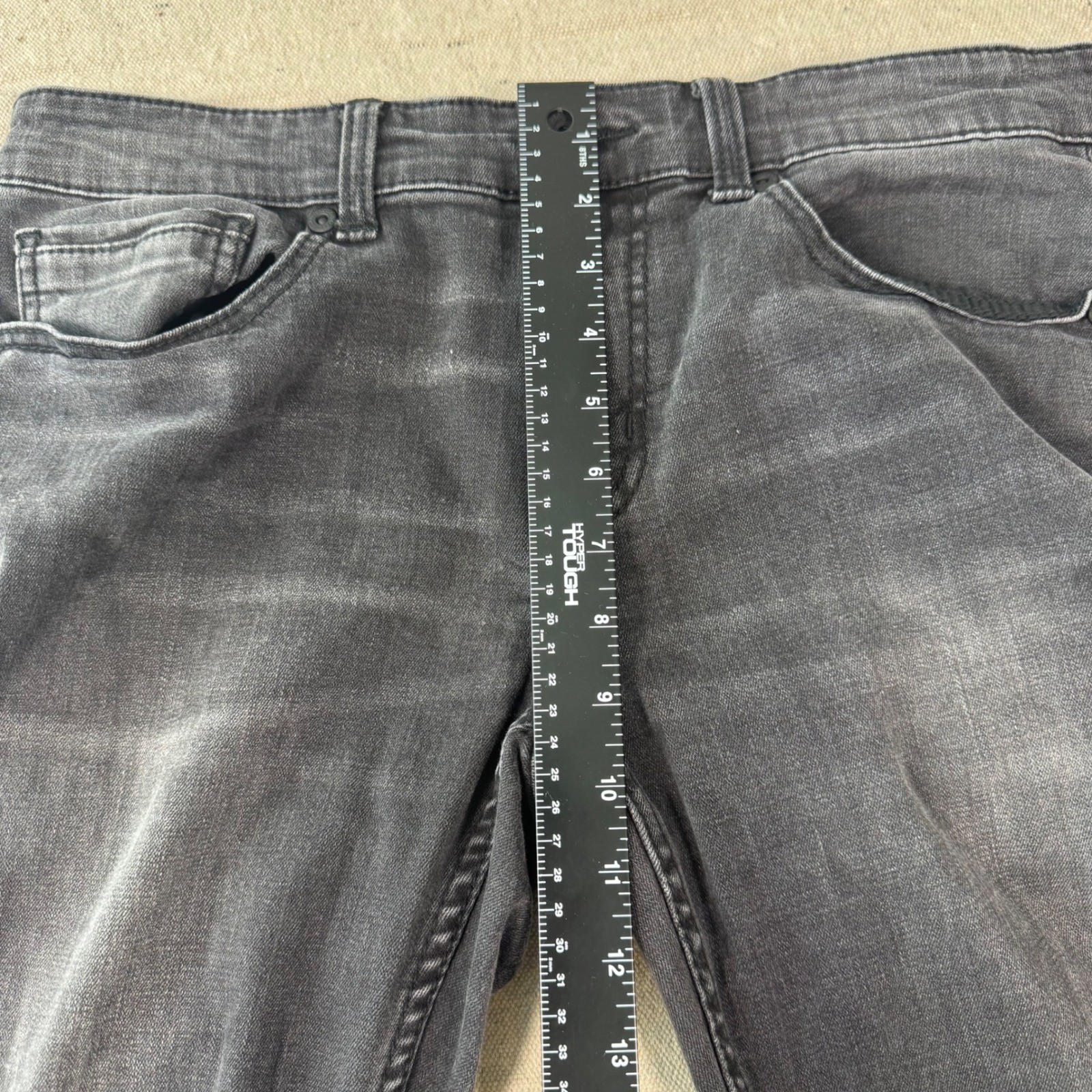 BKE Aiden Jeans Mens 32×34 Black Straight Leg Stretch GBS21204