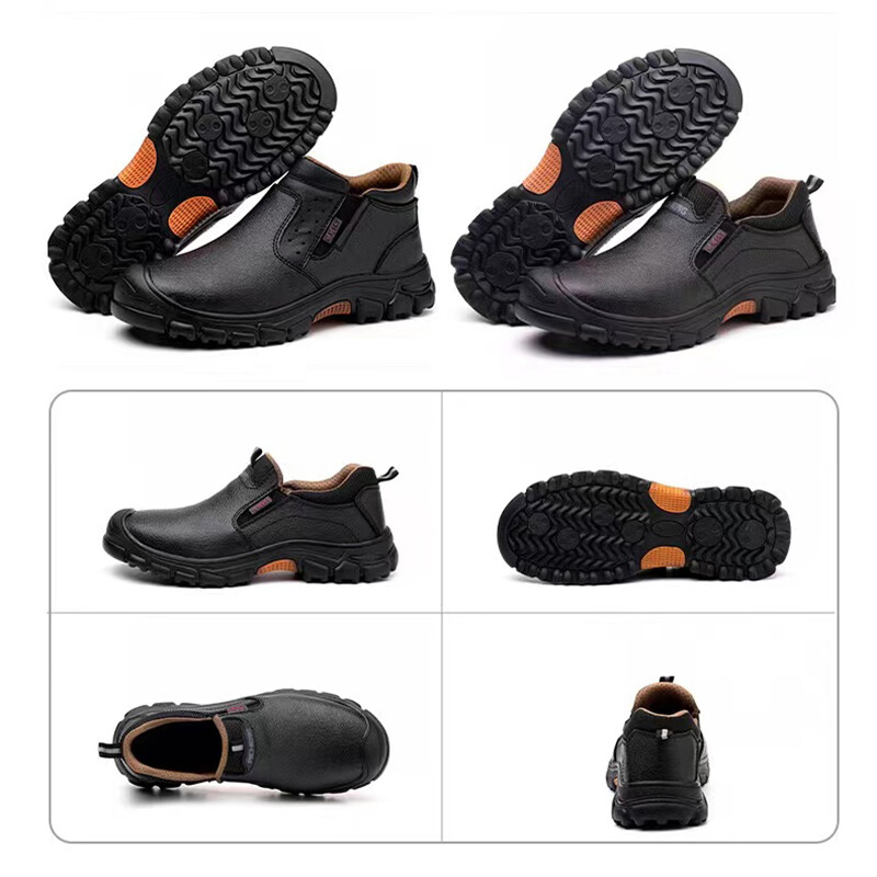 Mens Waterproof best work boots Composite toe Safety Shoes Non Slip Boots