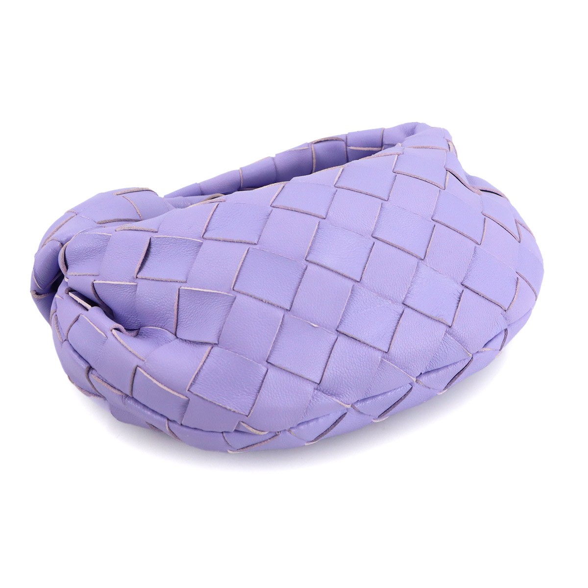 BOTTEGA VENETA Intrecciato Candy Jodie Hand Bag Lether Amethyst 90316569