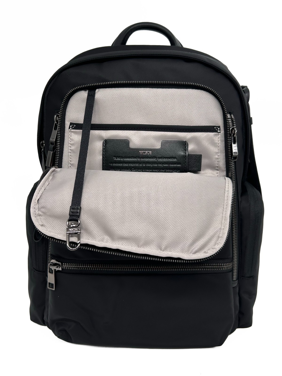 NEW TUMI Voyageur Celina Backpack – Black & Gunmetal – 0196600DGM – Authentic