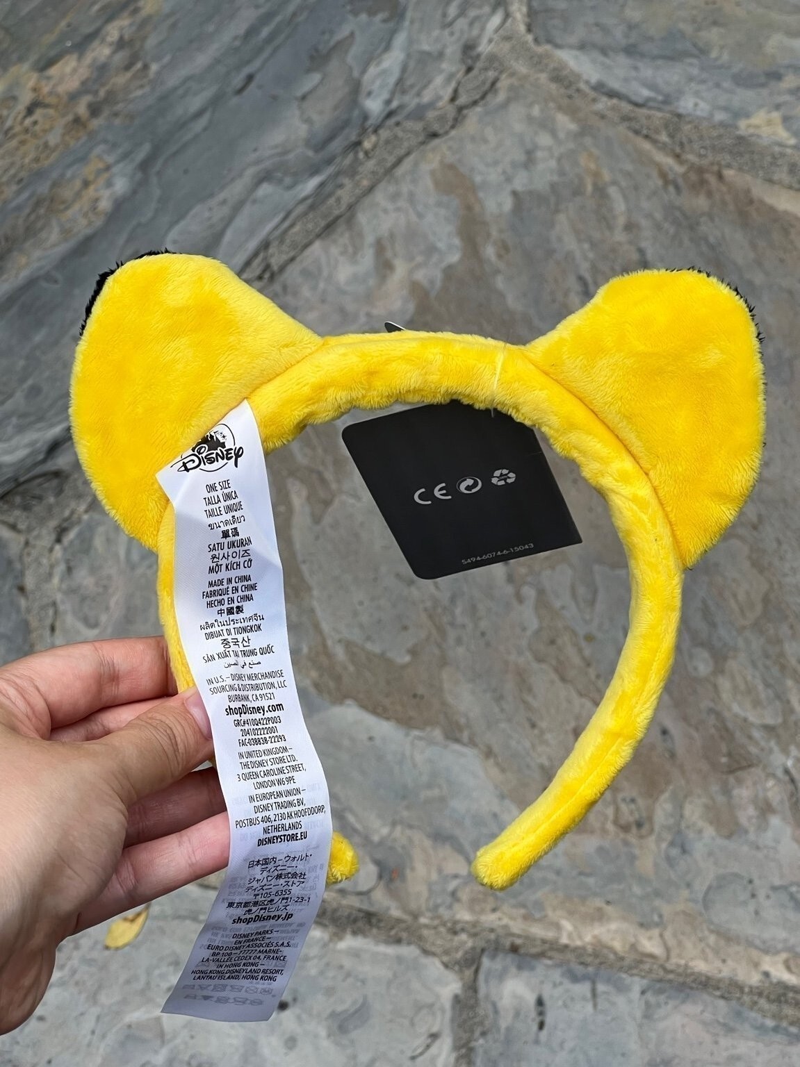 The Lion King Simba Mufasa Taka Disneyland Paris Ears Headband new plush Disney