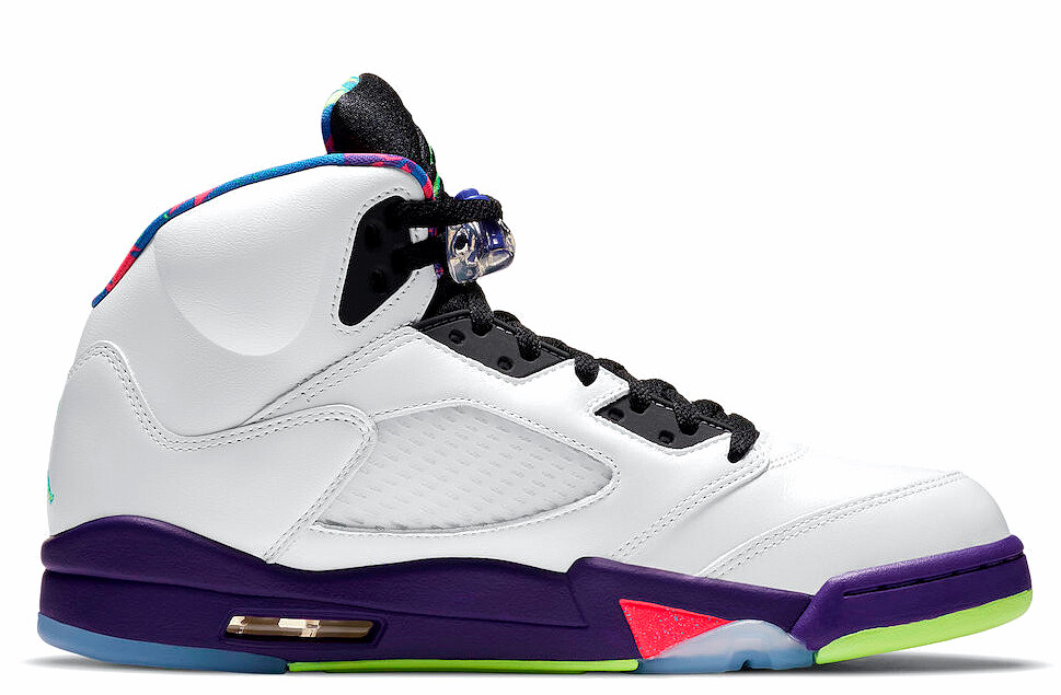 Air Jordan 5 Retro ‘Alternate Bel-Air’ White/Ghost Green DB3335-100 Size 10.5