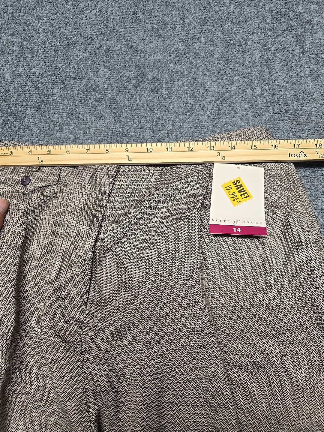 Bette & Court High Waisted Shorts Womens 14 Polyester Rayon Athletic Stretch