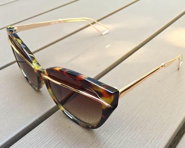 Large Lady in Cat Eye Wire Bar Celebrity Fashion Designer Women Sunglasses 2331