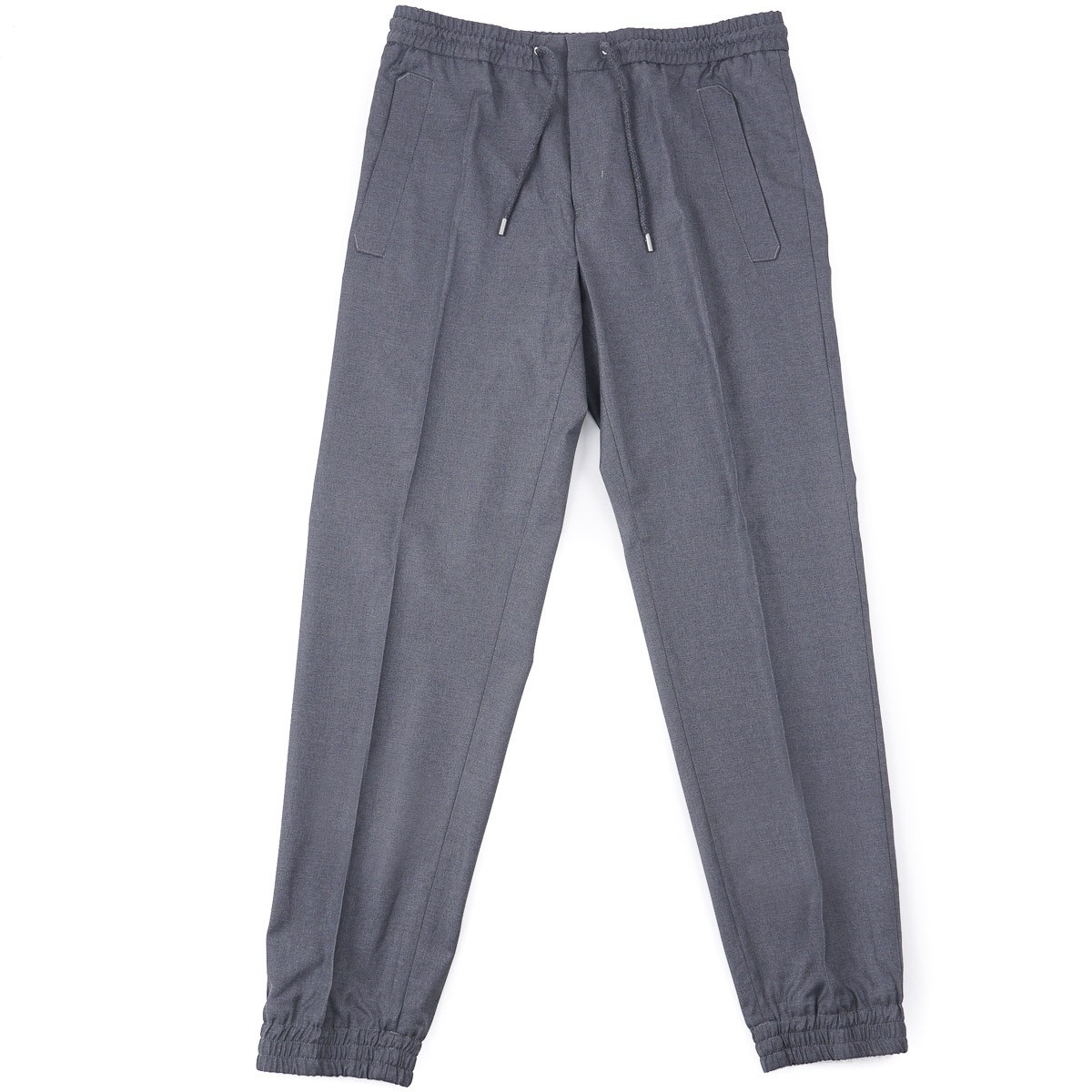 Brett Johnson Gray Extrafine Wool Drawstring Jogger Pants M 33-35 (Eu 50) NWT