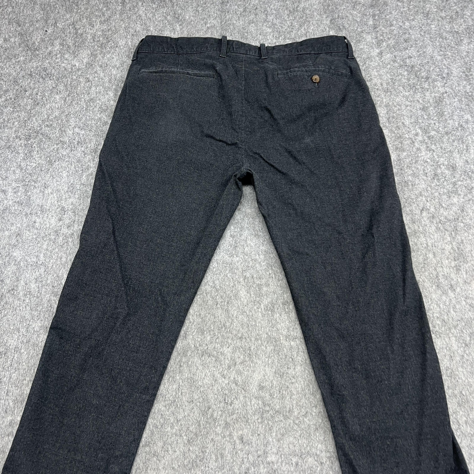 J Crew Bowery Pants Mens 35×32 Gray Slim Flex Chino Stretch Dress Trousers Work