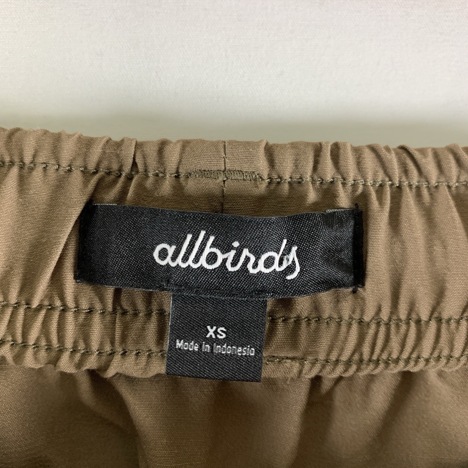 Allbirds Womens Carbon Footprint 10.2 Run Shorts XS Brown Wool Nylon Blend Light