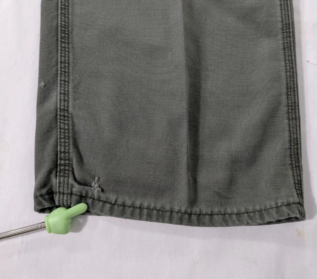 Carhartt FR Work Jeans CAT 2 Size 42×30 Green Original Fit Straight Leg Pants