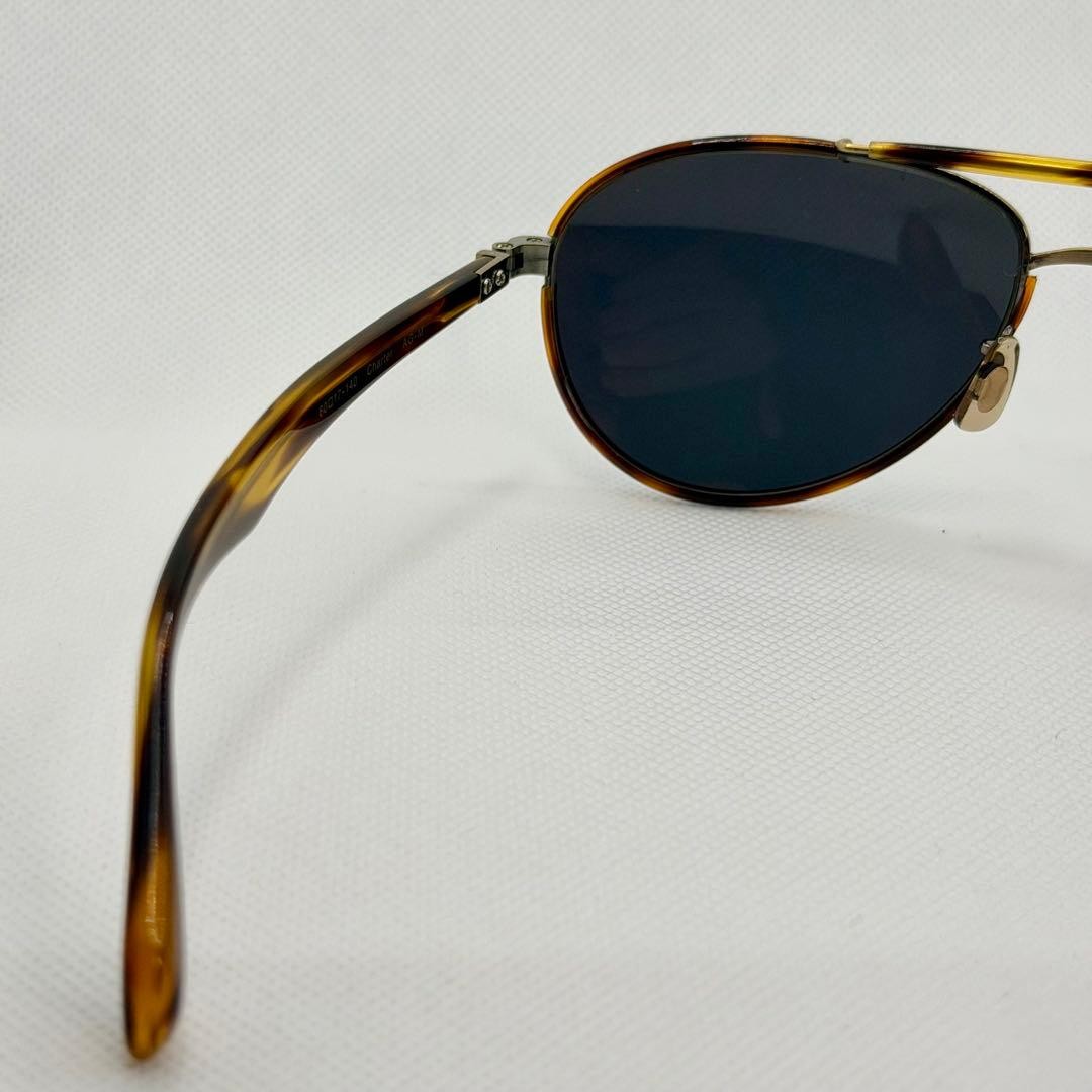 Oliver Peoples Charter AG-M Drop Shadow Sunglasses Yellow Gold Mirror