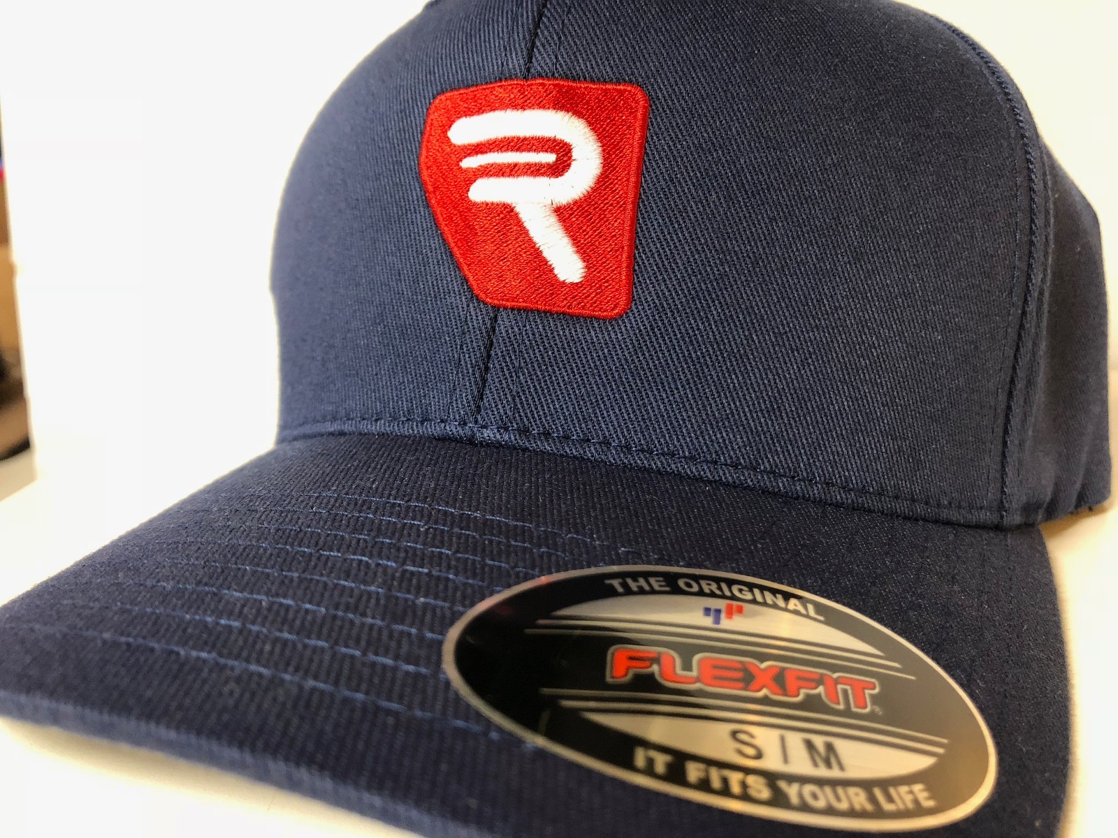 Rycote Logo Embroidered Flexfit Ball Cap Black Olive Navy S/M-XXL