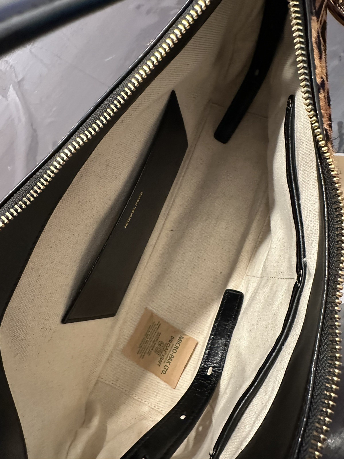 MICHAEL KORS NOLITA 30F5GY5M2H MARIGOLD MD TZ CONV SHLDR HAIRCALF