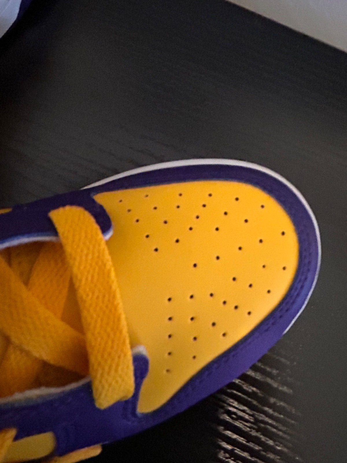 size US Y3- Nike Dunk High Lakers
