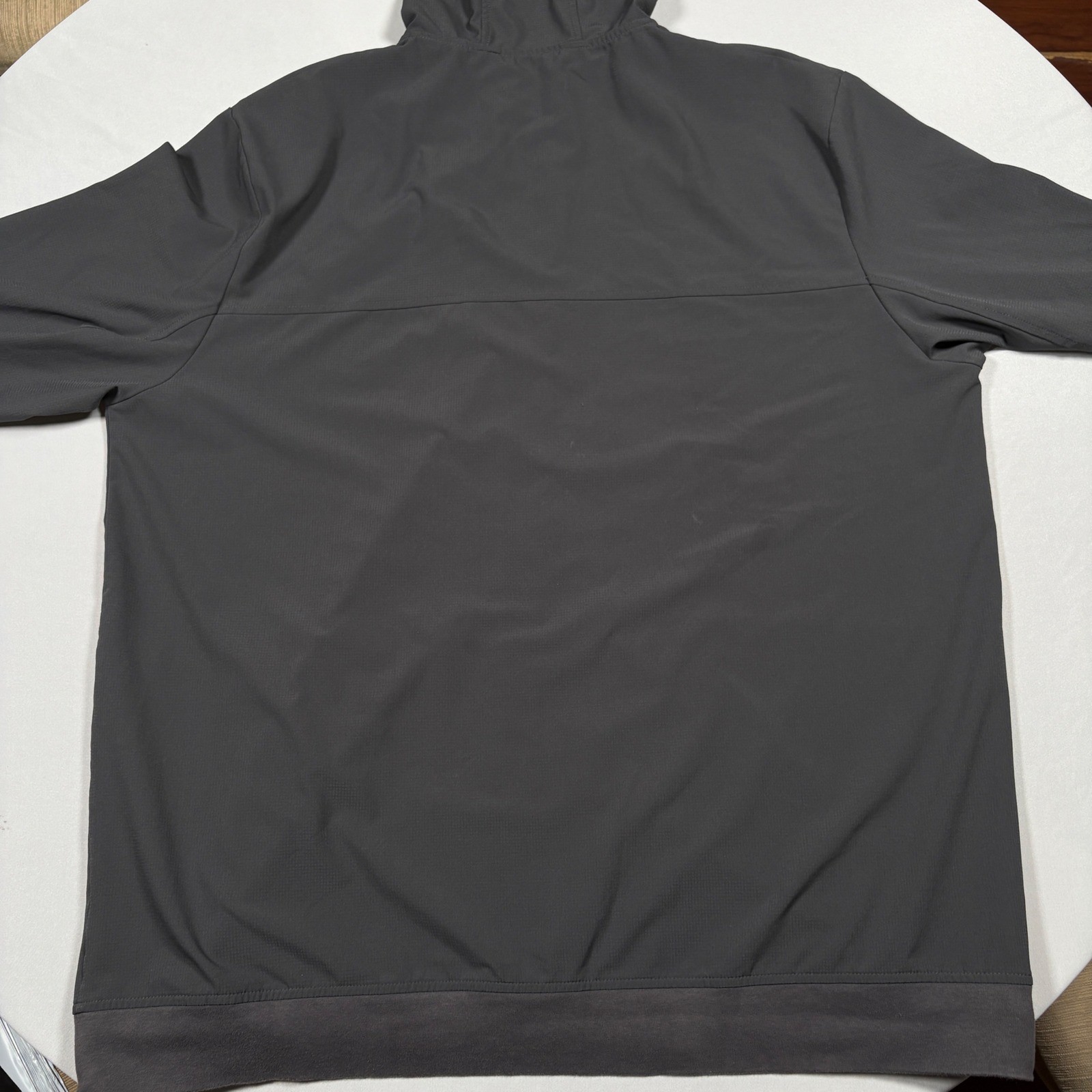 TravisMathew Full Zip Hoodie Jacket Mens XXXL Gray Lightweight Performance Golf