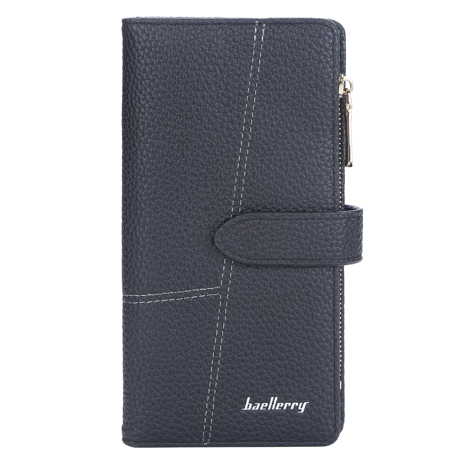 Ladies Purse Wallet Leather Women Gift HASP Protected 8 Card Slot Zipper Pocket