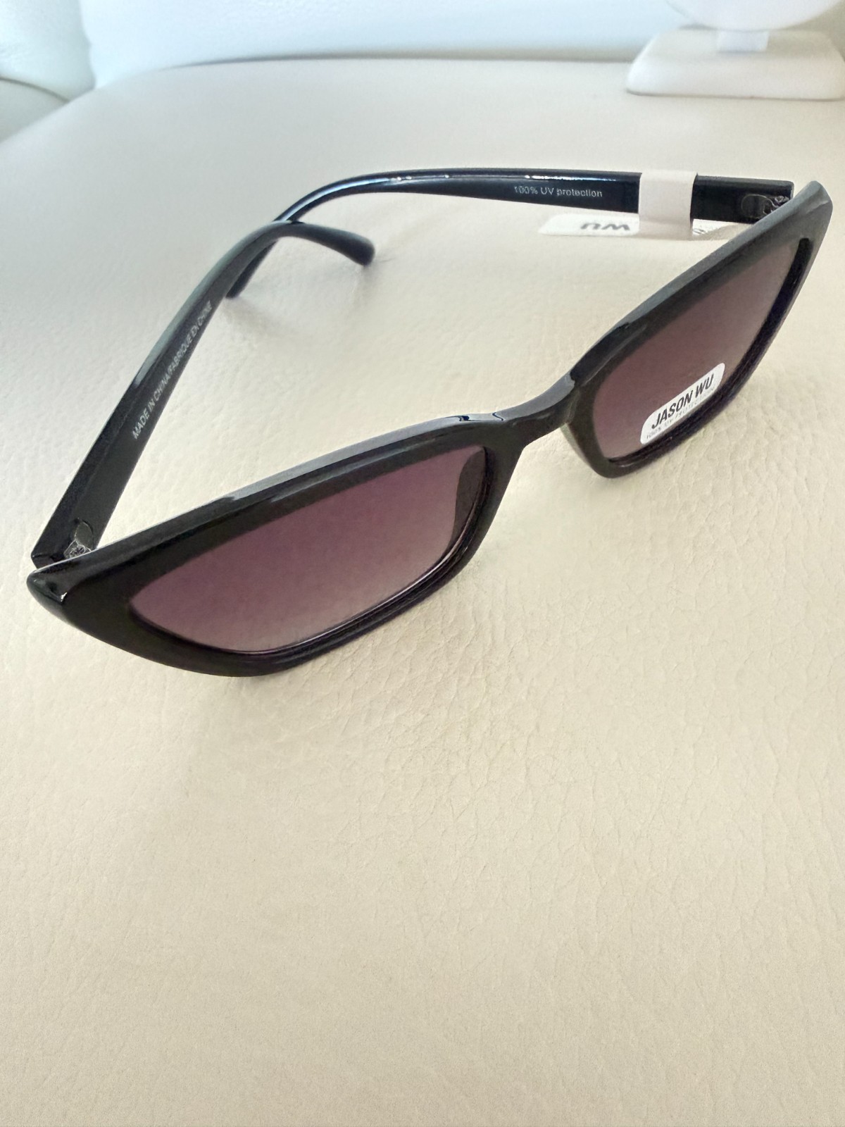 NWT JASON WU BLACK CAT EYE SUNGLASSES 100% UV PROTECTION DESIGNER STYLE EYEWEAR