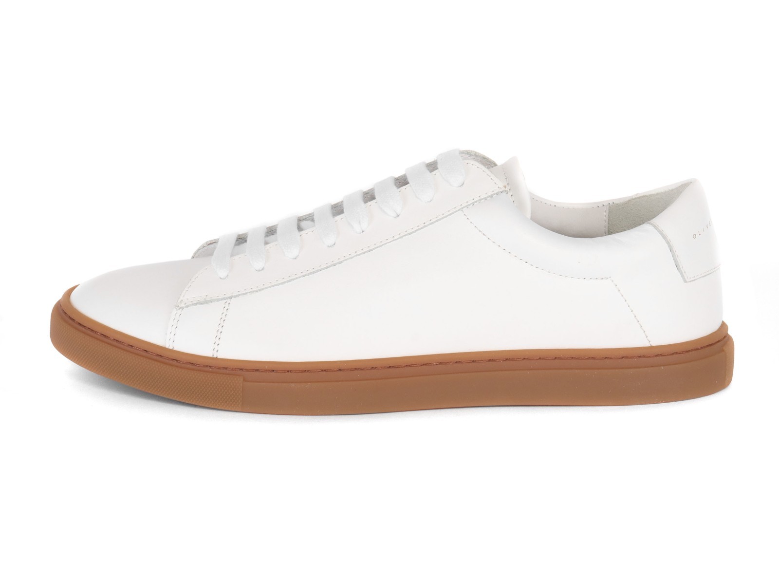 OLIVER CABELL SNEAKERS Low1 white calfskin made in Italy luxury 43 usa 10
