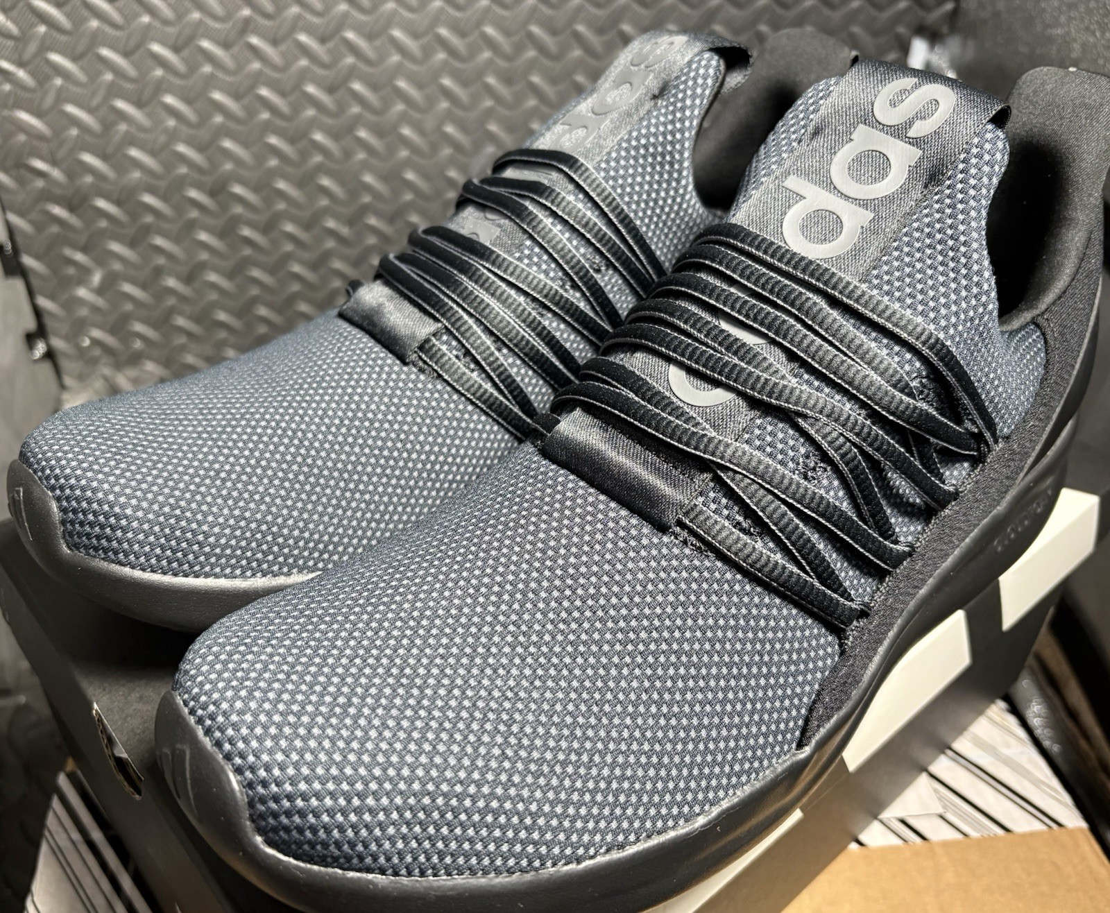 Adidas Lite Racer Adapt 7.0 Blk/Grey MENs Size 11.5 NEW Box/tag FREESHIP IE6327
