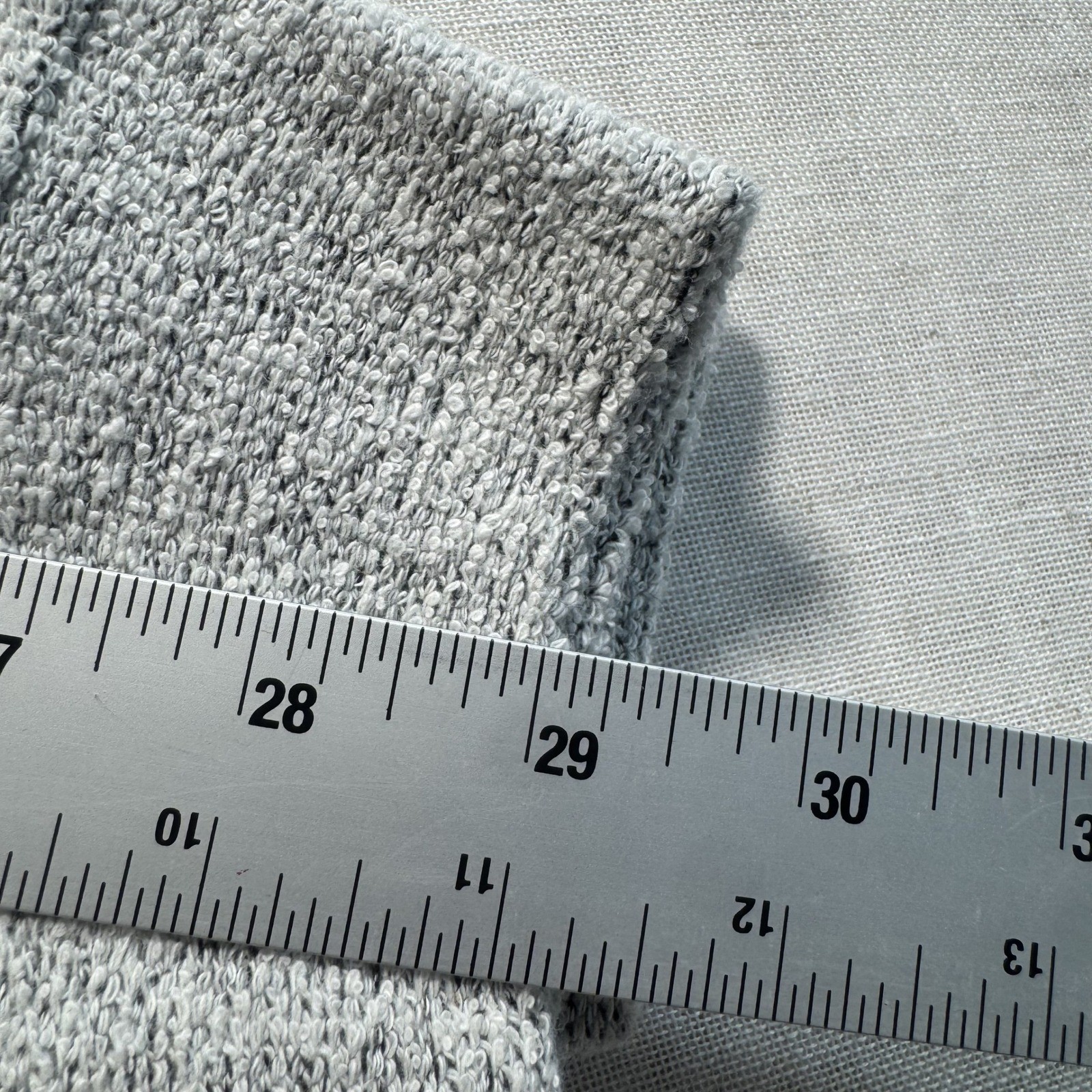 Comfy Terry Crew Neck Sweater Sz L Men Gray Pre-owned