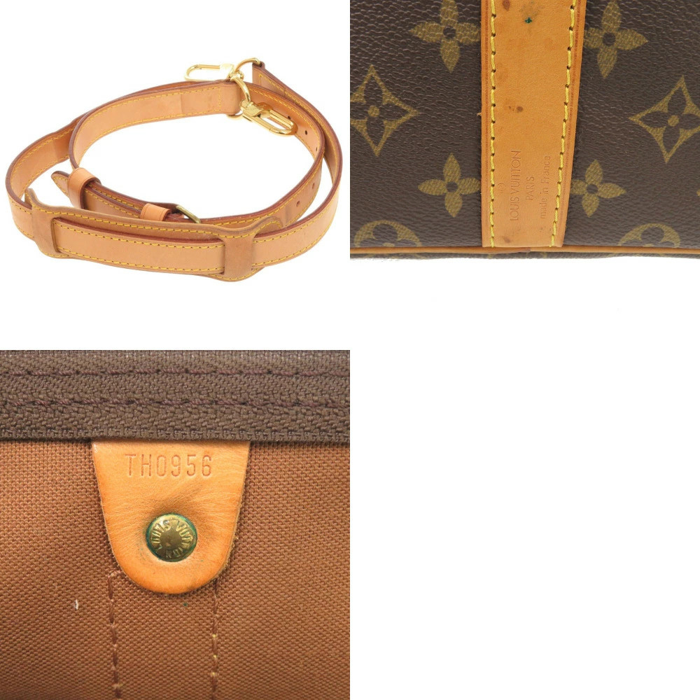 Louis Vuitton Keepall Bandoulière 55 M41414 Monogram Canvas Brown Men’s #LTB513
