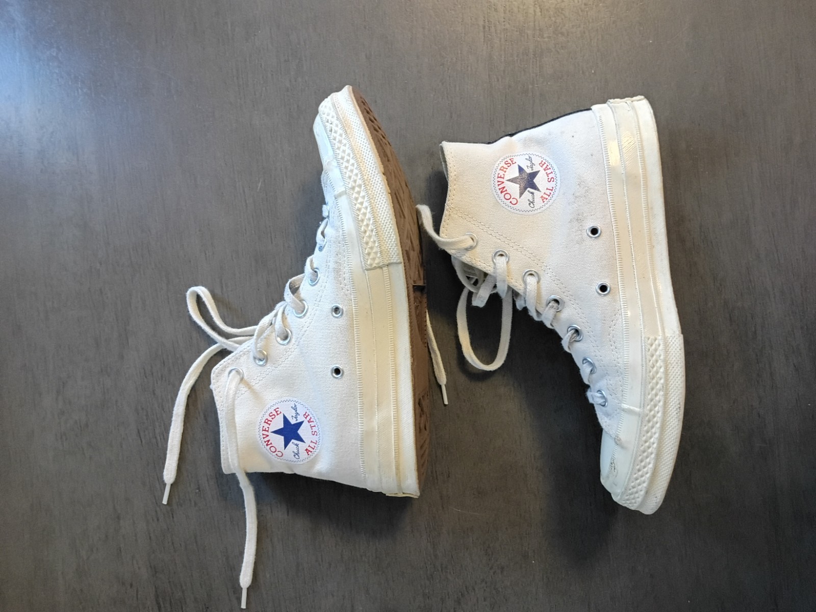 Comme Des Garclçons Play Converse Chuck 70 Shoes White Unisex Mens Size 6…