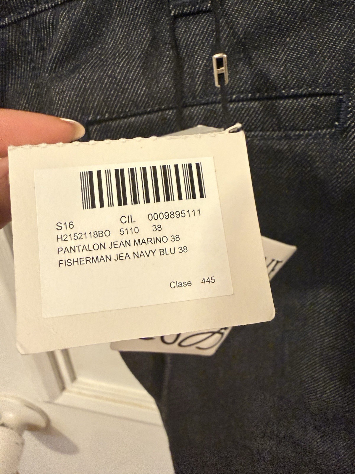Loewe Fisherman Jeans SS15 First Edition In Dark Navy Size 38