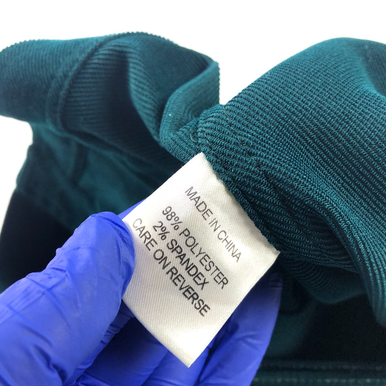 St. John Sport Marie Gray Size P Petite Button Blazer Jacket Dark Green PLS READ