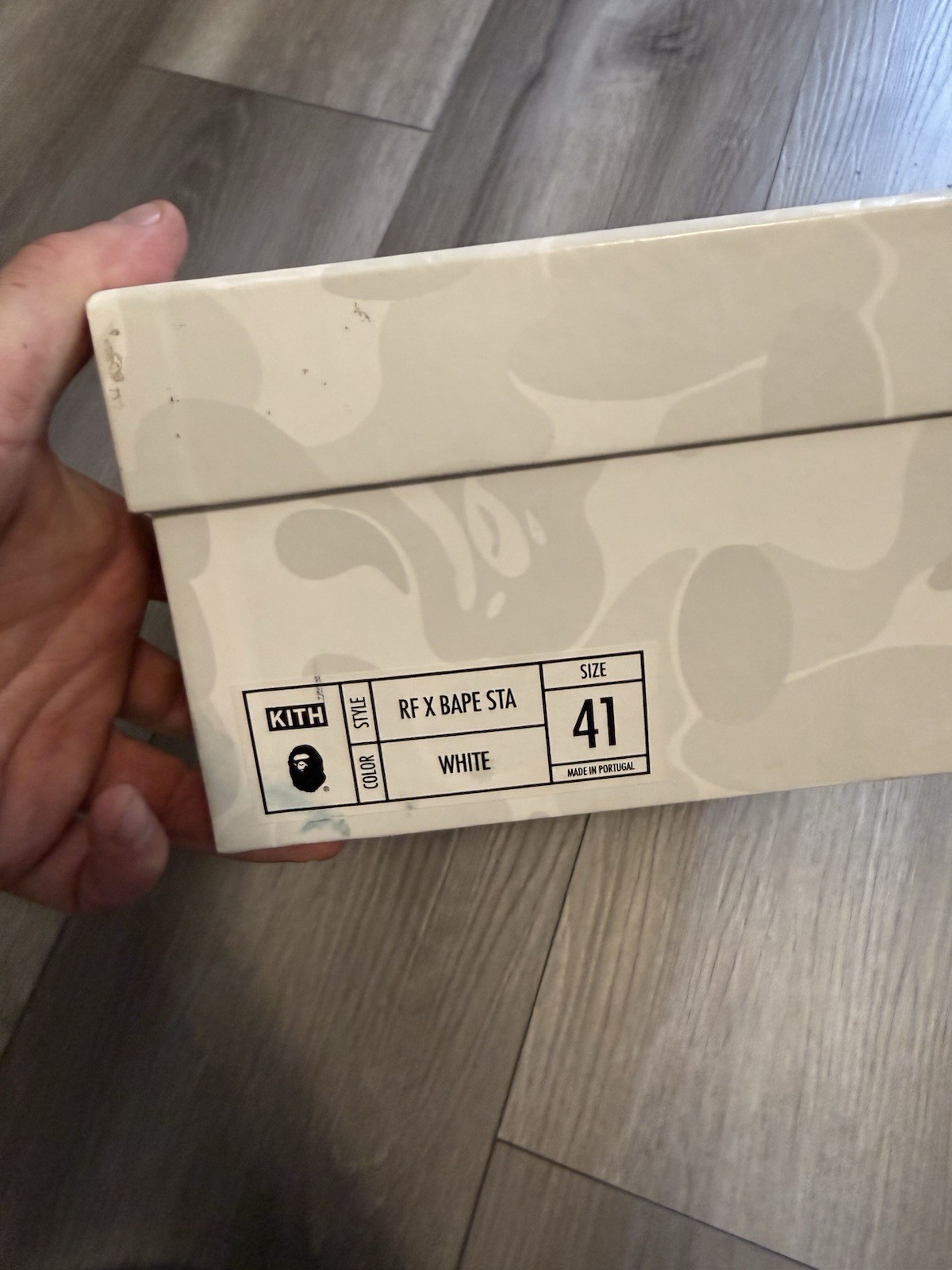 Ronnie Fieg x A Bathing Ape Fiegsta Bapesta Kith Size 41 Made in Portugal