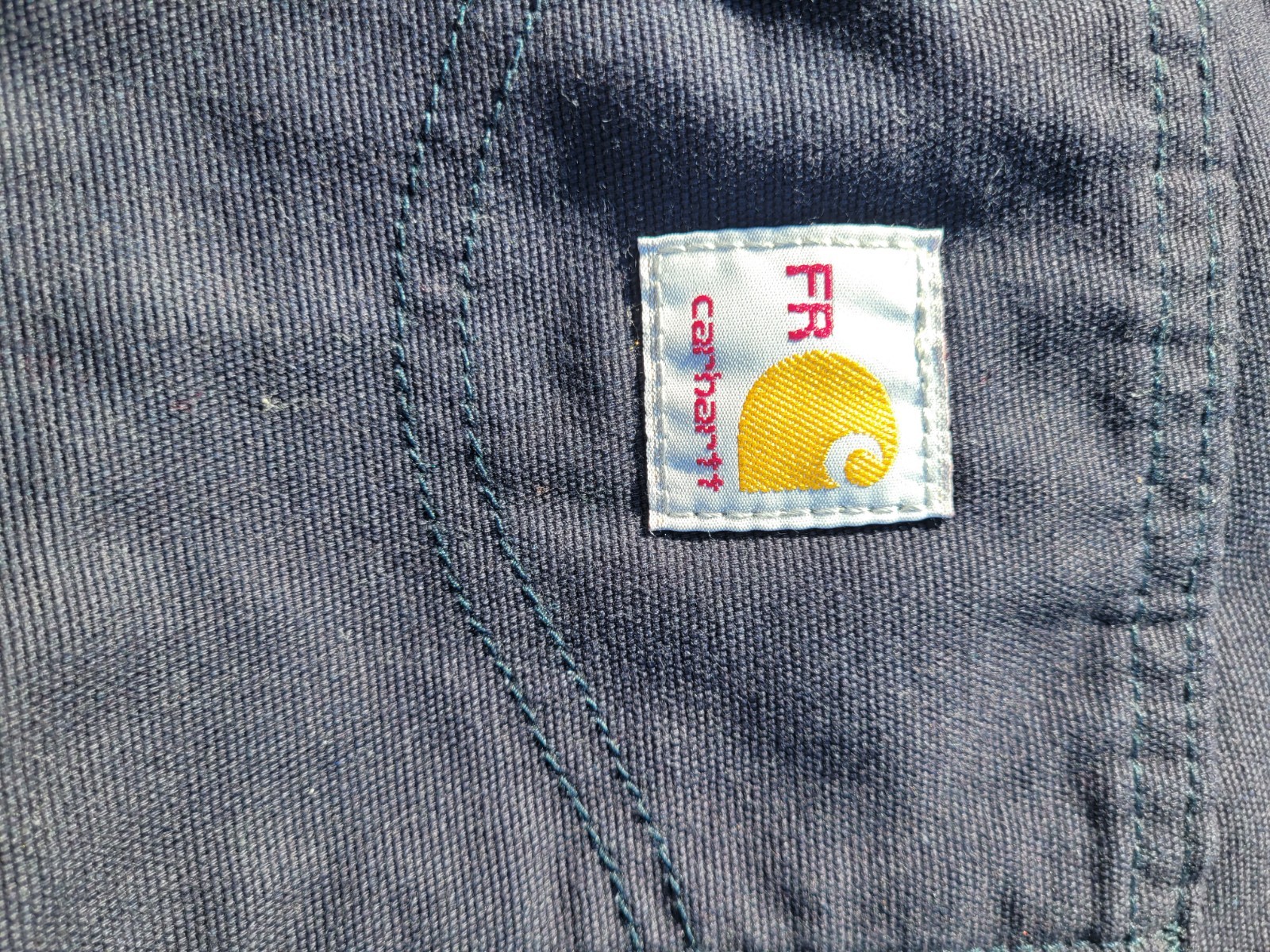 NWT Carhartt FR159 Pants Men’sNavy Blue Midweight Canvas Flame Resist See Photos