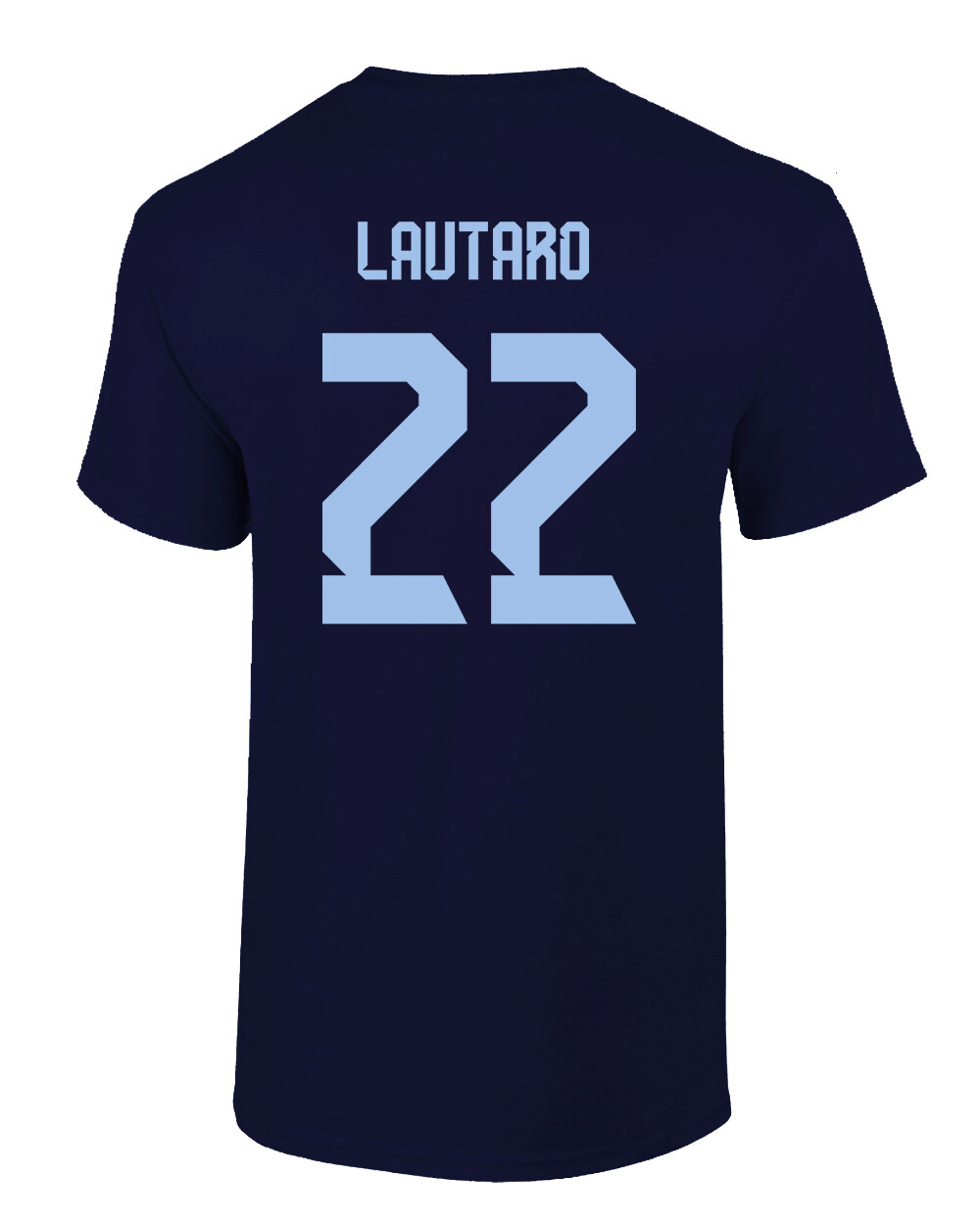 Argentina Soccer #22 Lautaro Martínez World Football Adult and Youth T-Shirt