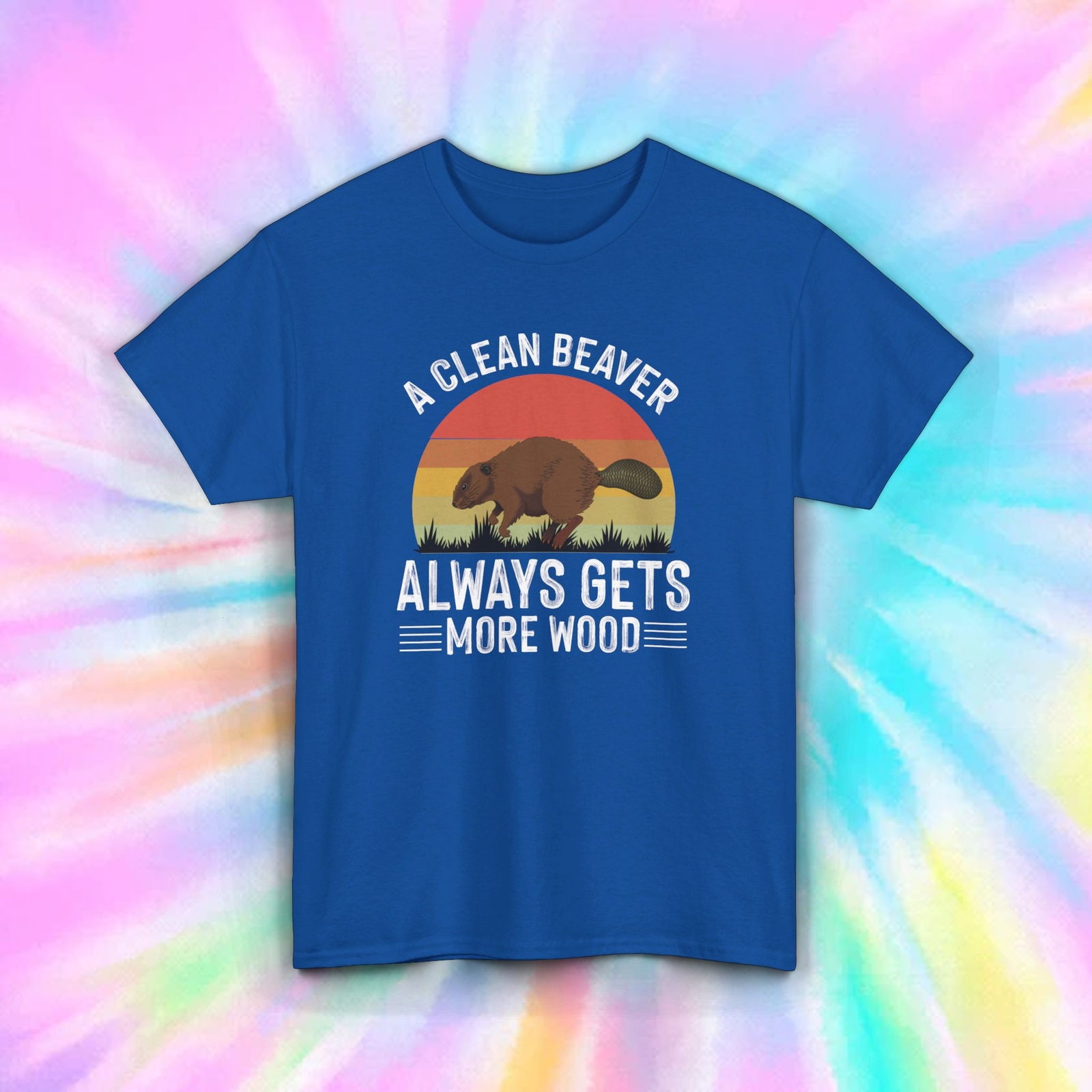 Clean Beaver T-Shirt | Funny Beaver Graphic Tee | Humor Gift Shirt