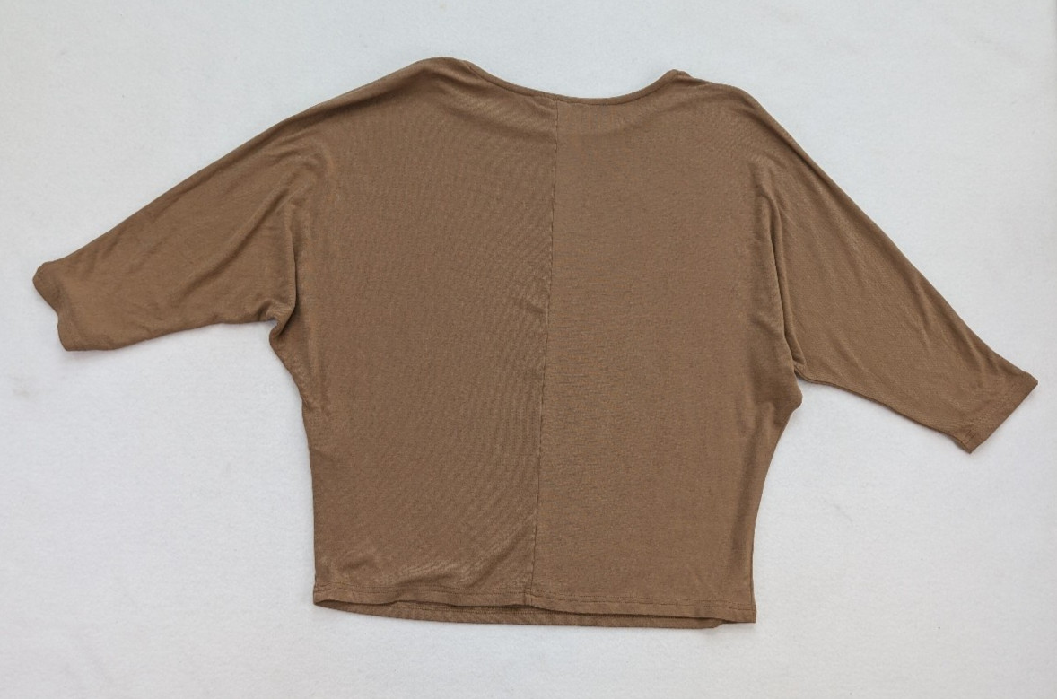 Amaryllis x Hey Nasreen Women’s Top Size M Brown Dolman Sleeve