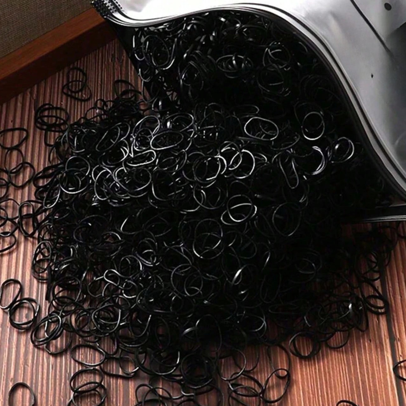 Hair Rubber Bands 500Pcs Small Mini Elastic Braids Plaits Girls Women Kids Set
