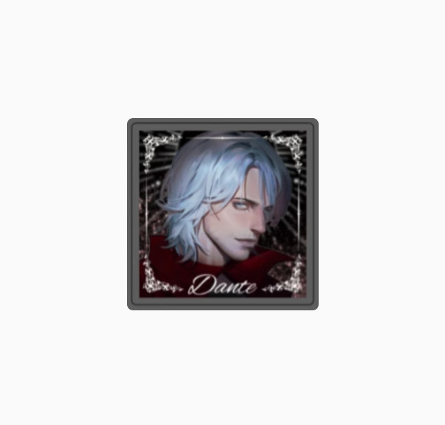 Devil May Cry Vergil Nero Dante Acrylic Coaster Desk Cup Coaster Cosplay Prop YZ
