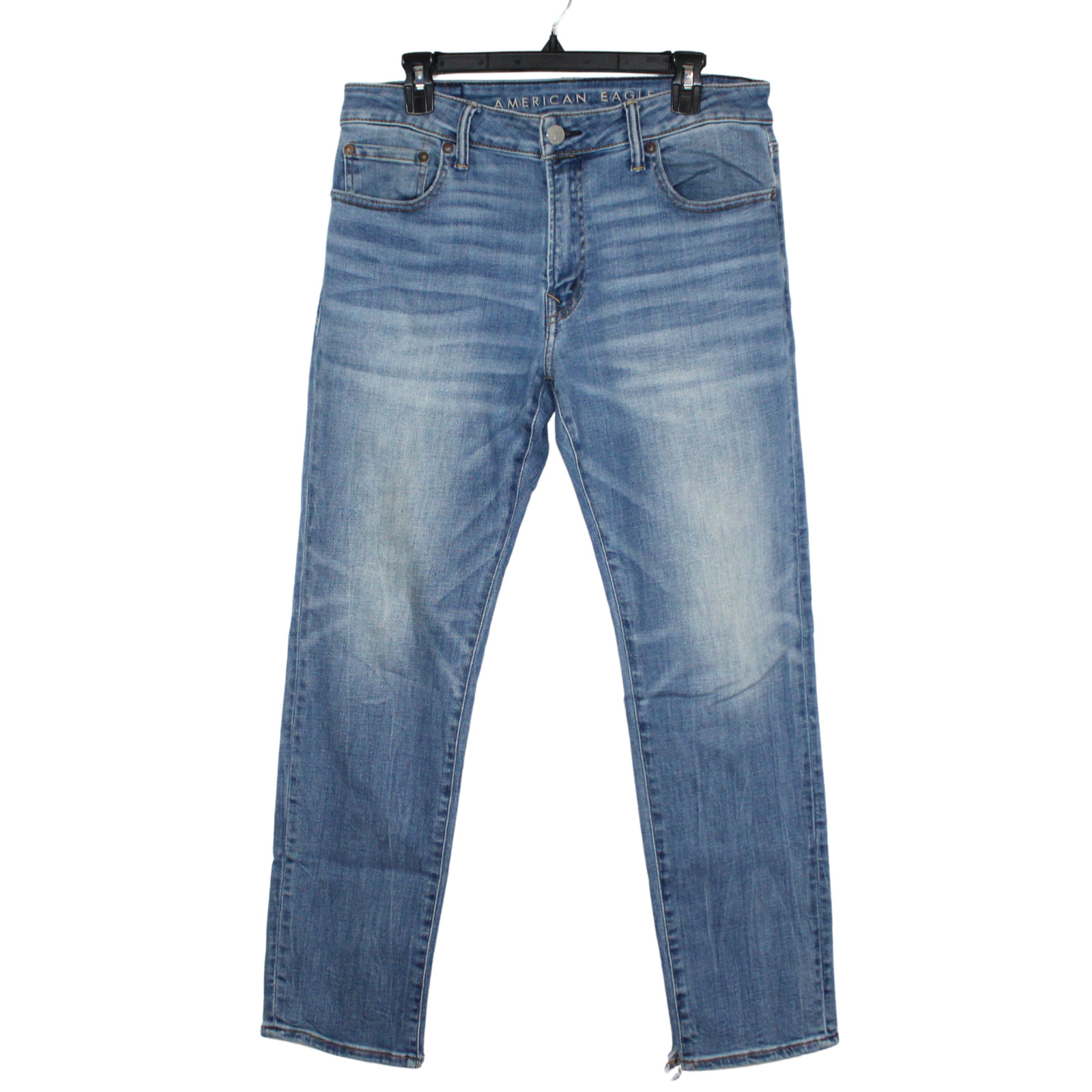 American Eagle mens jeans size 33 x 30 med wash next level stretch slim straight