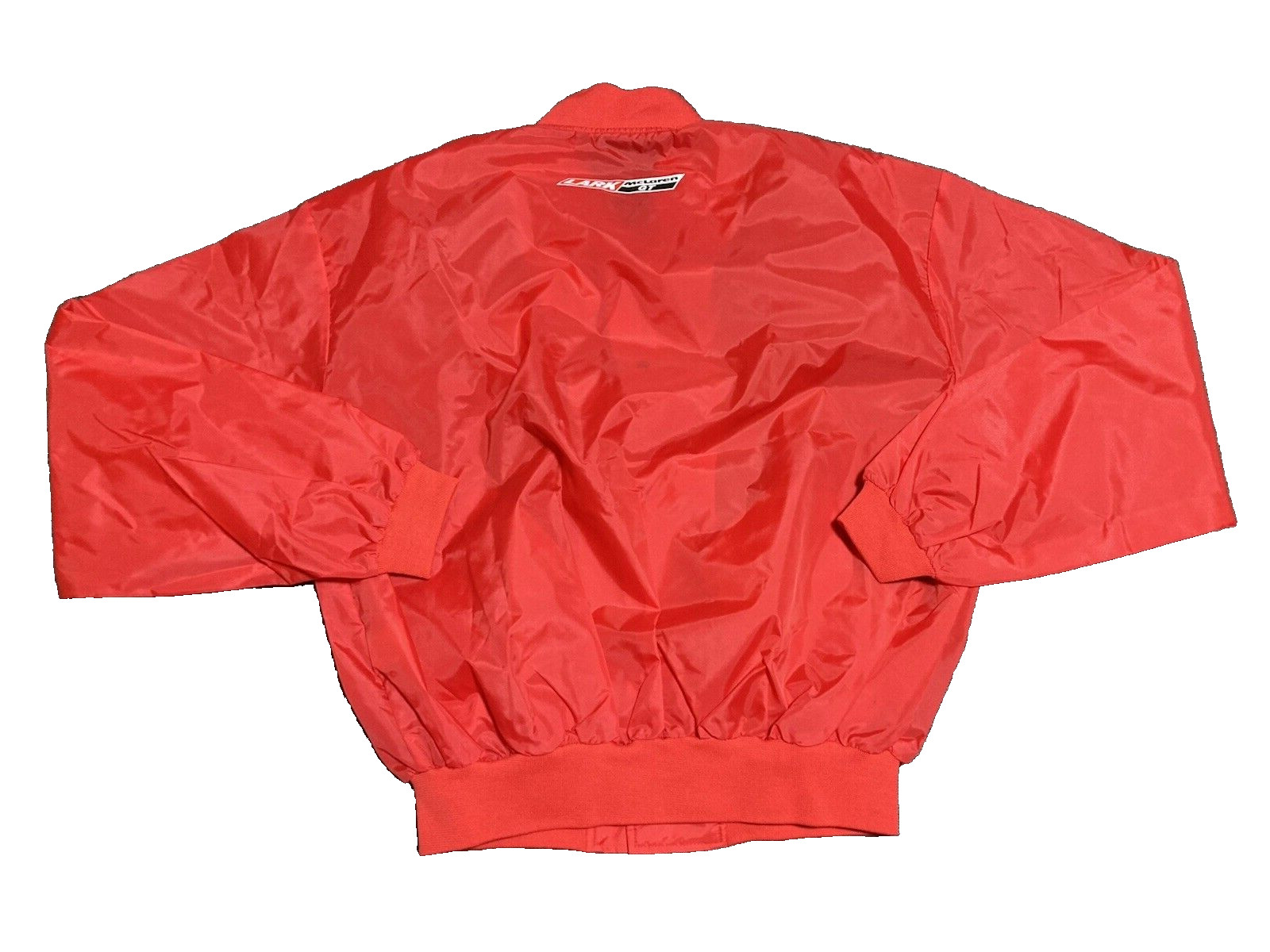 McLaren GT Lark Novelty Nylon Jacket One Size Red Made In China Vintage 90’s