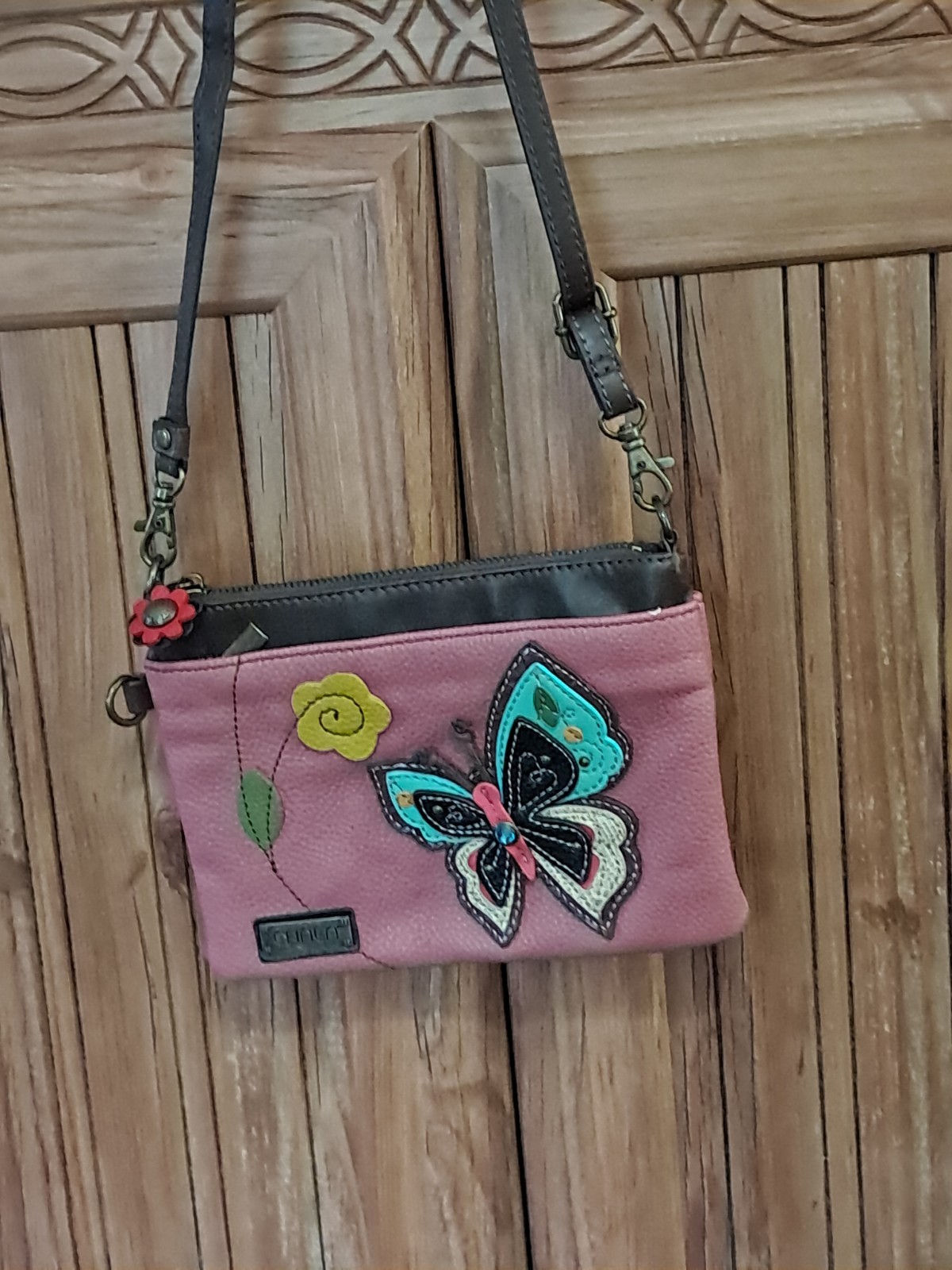 Mini Chala Crossbody Butterfly Bag (Pink)