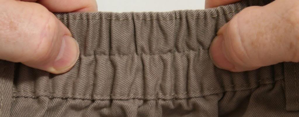 ROCXL Cargo Shorts with Expandable Waist Back Pocket Flaps – KHAKI Size 48 to 54